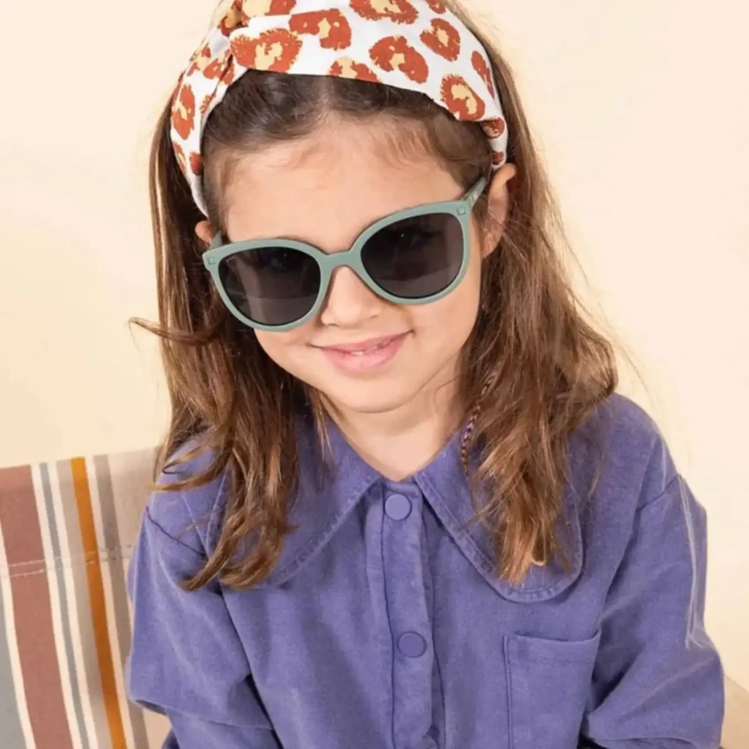 Ochelari de soare Papillon kaki, 4–6 ani — Ki ET LA
