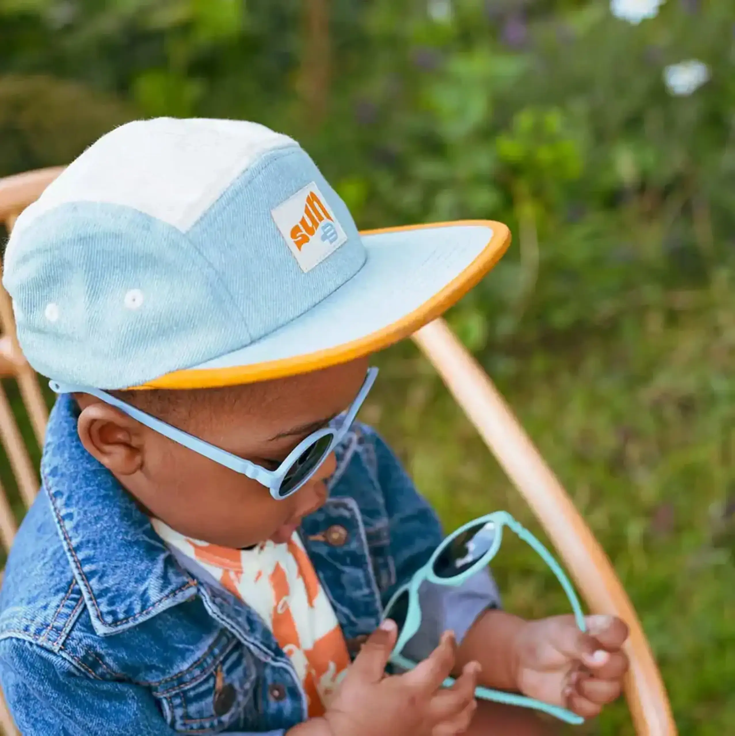 Chipiu denim cu protecție UV, 6–12 ani — Ki ET LA