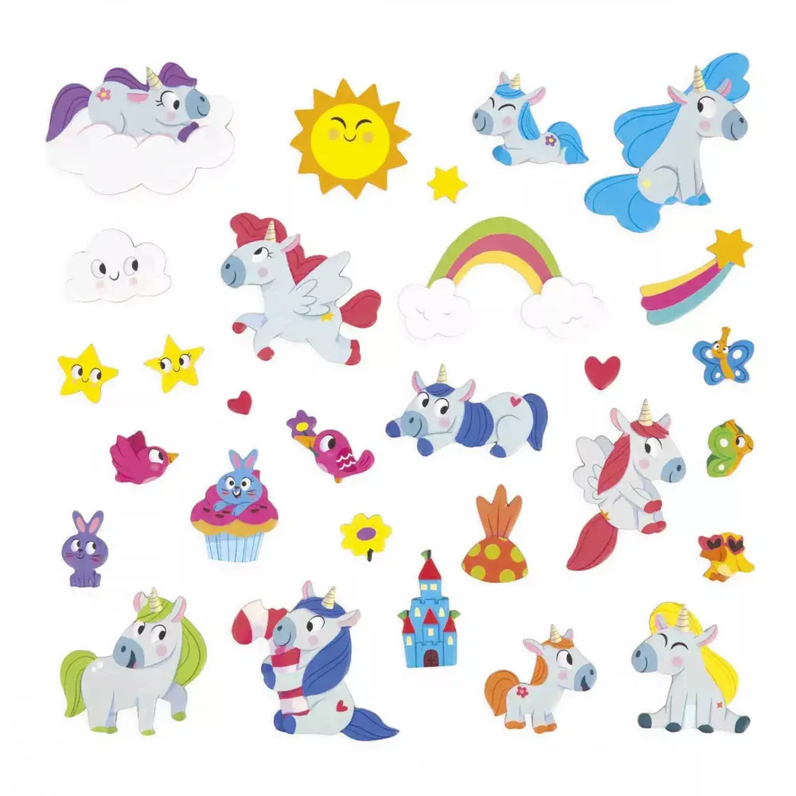 Carte magnetică Magneti’Stories Unicorni — Janod