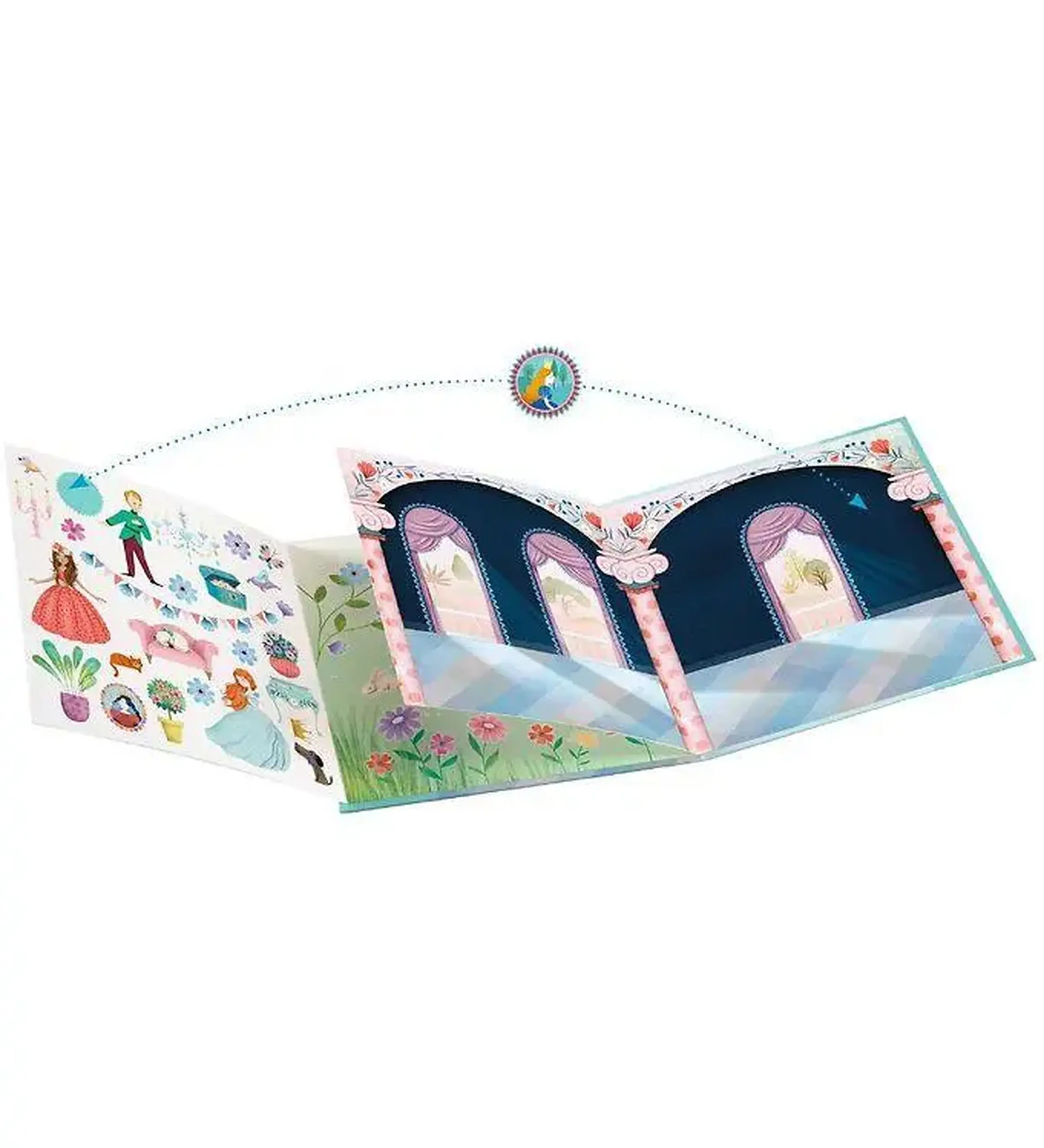 Stickere reutilizabile „Viața la castel” — Djeco