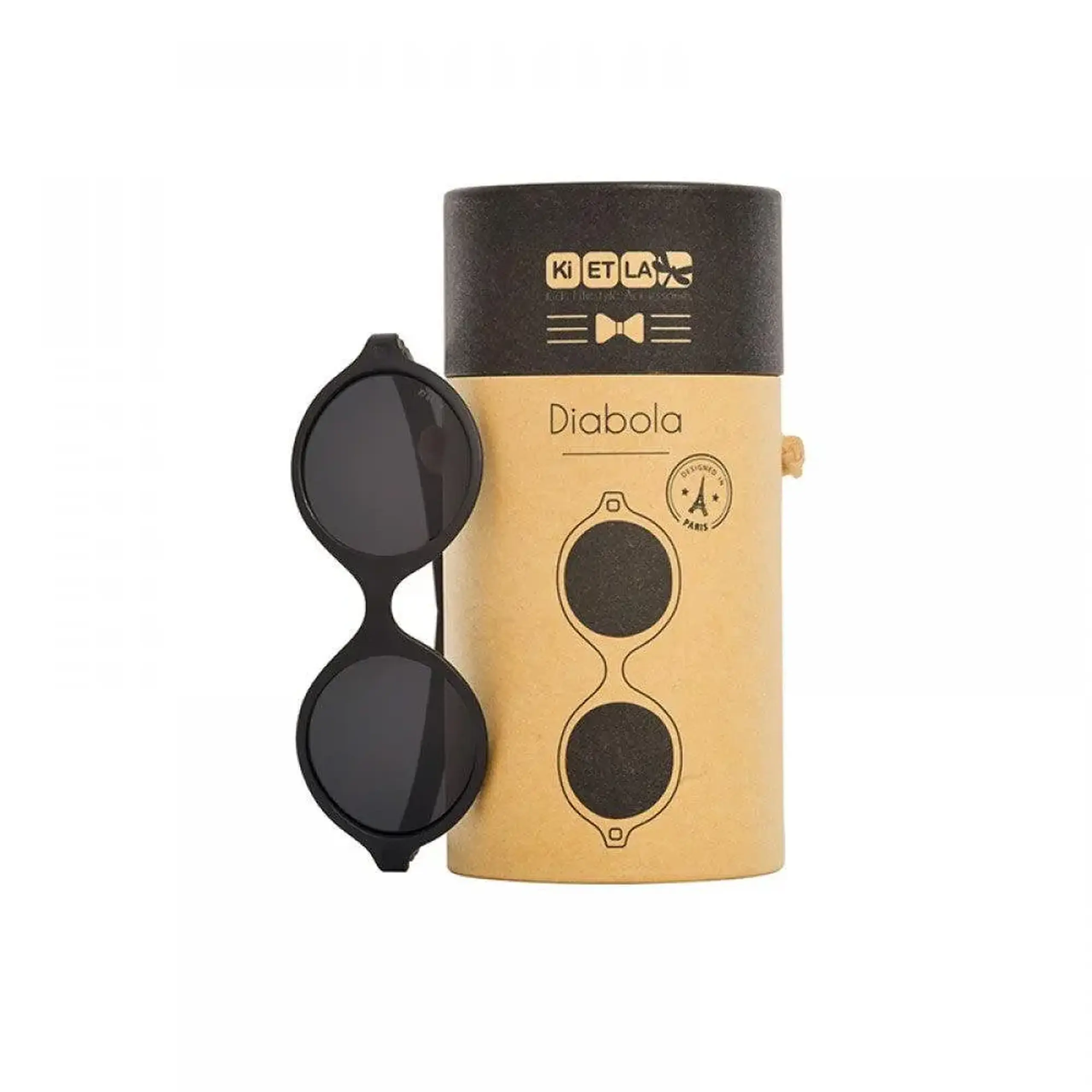 Ochelari de soare Diabola Black, 0–1 an — Ki ET LA