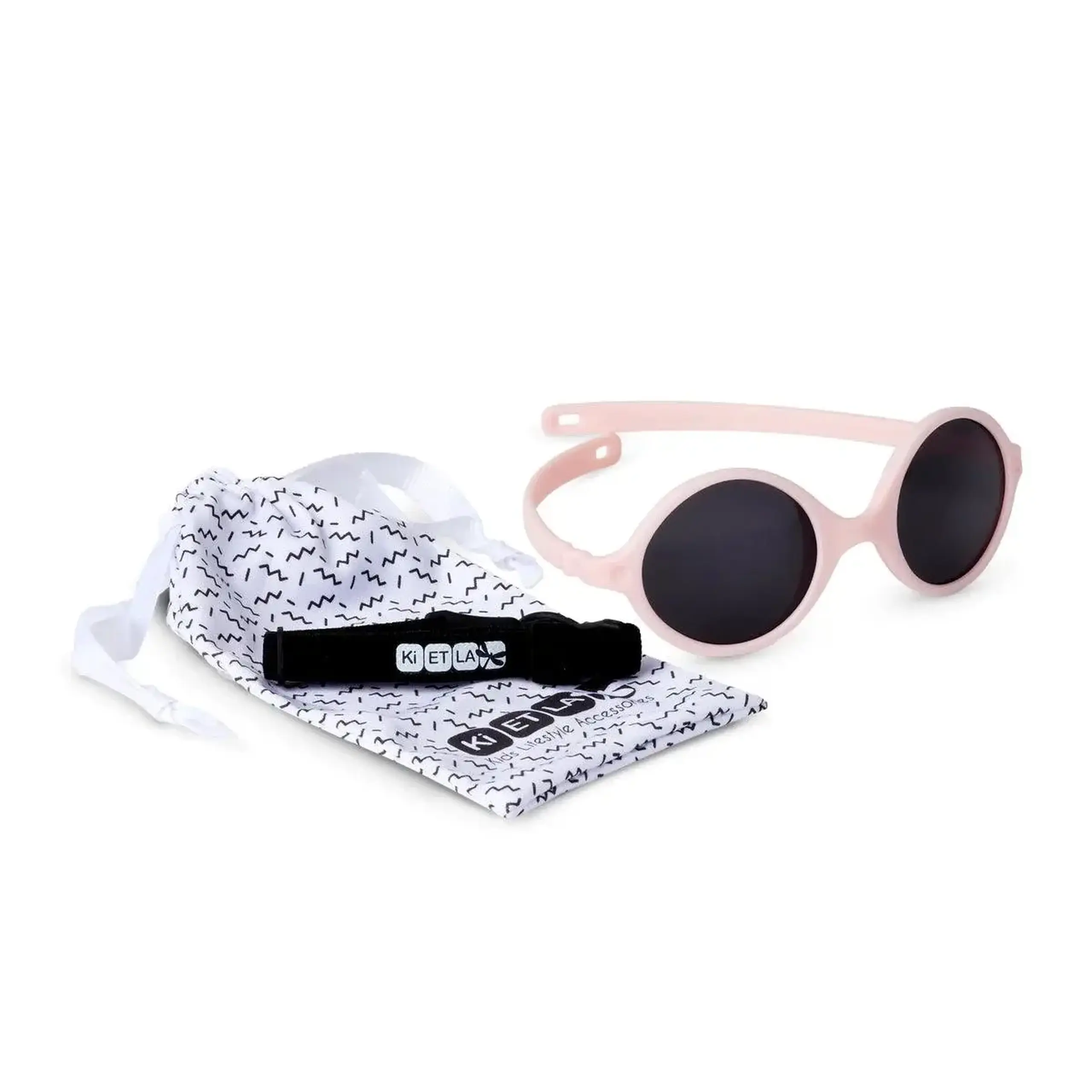 Ochelari de soare Diabola Blush Pink, 0–1 an — Ki ET LA