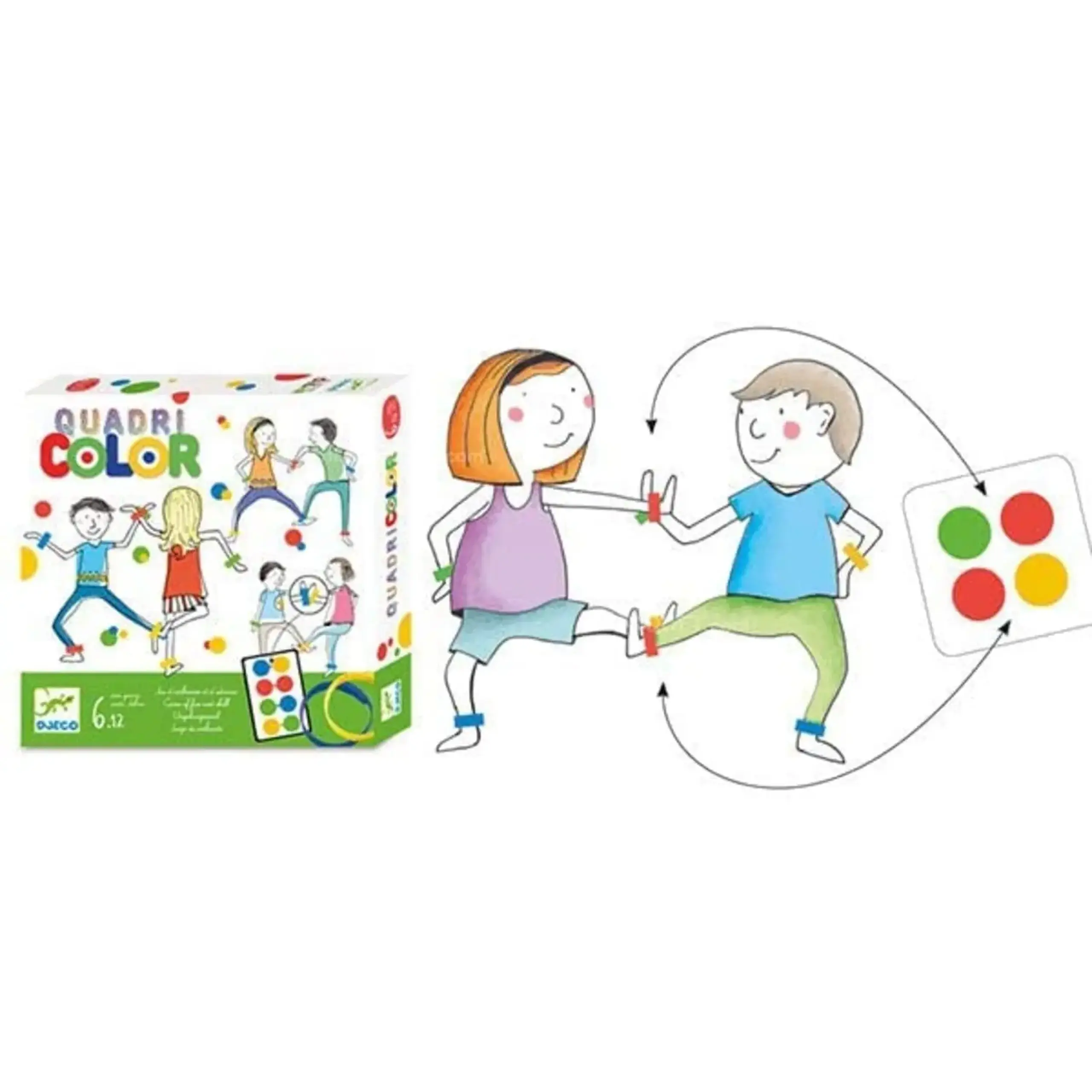 Joc educativ „Patru culori” — Djeco