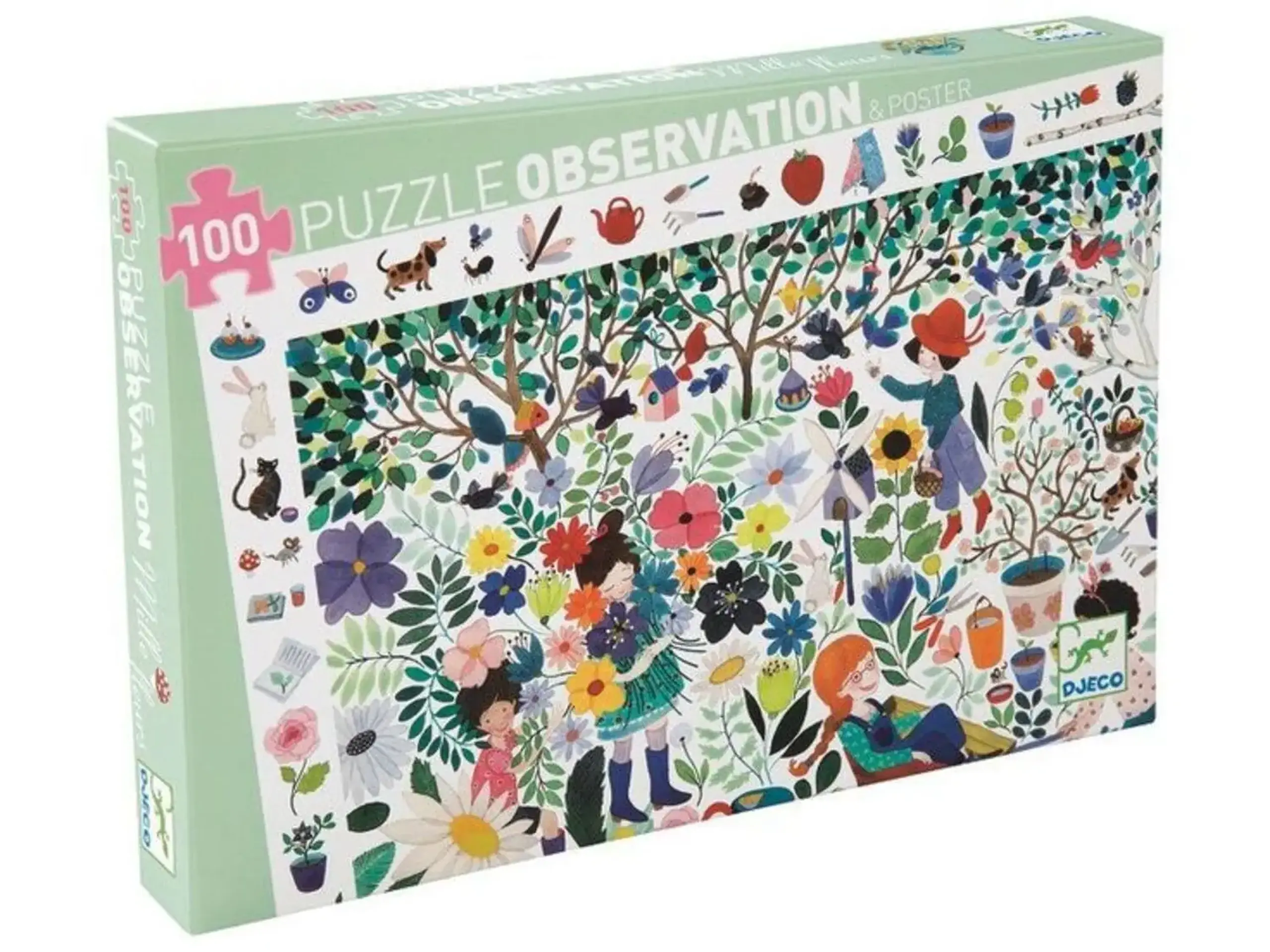Puzzle „1000 de flori”, 1000 de piese — Djeco