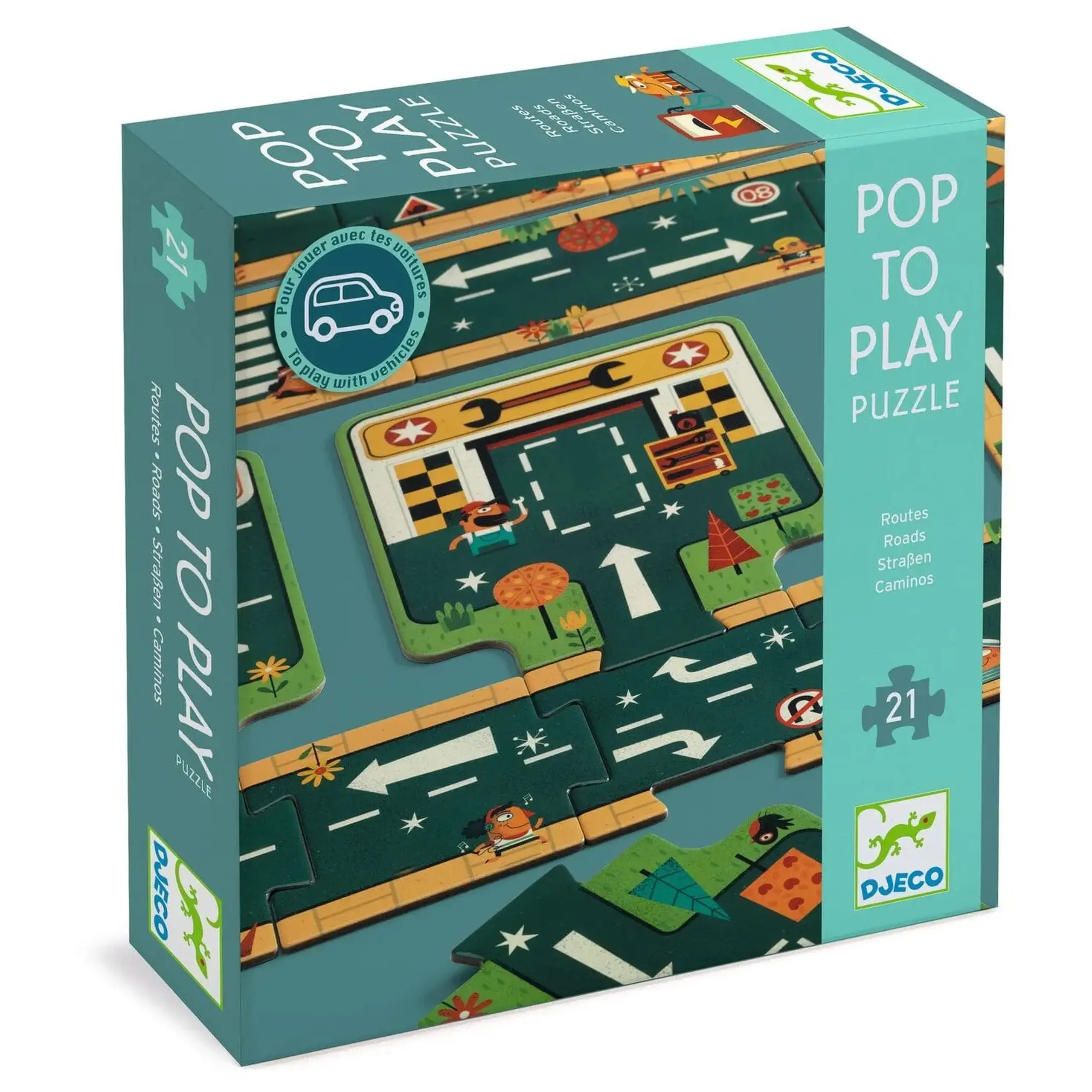 Set de drumuri Pop to Play, 21 piese — Djeco