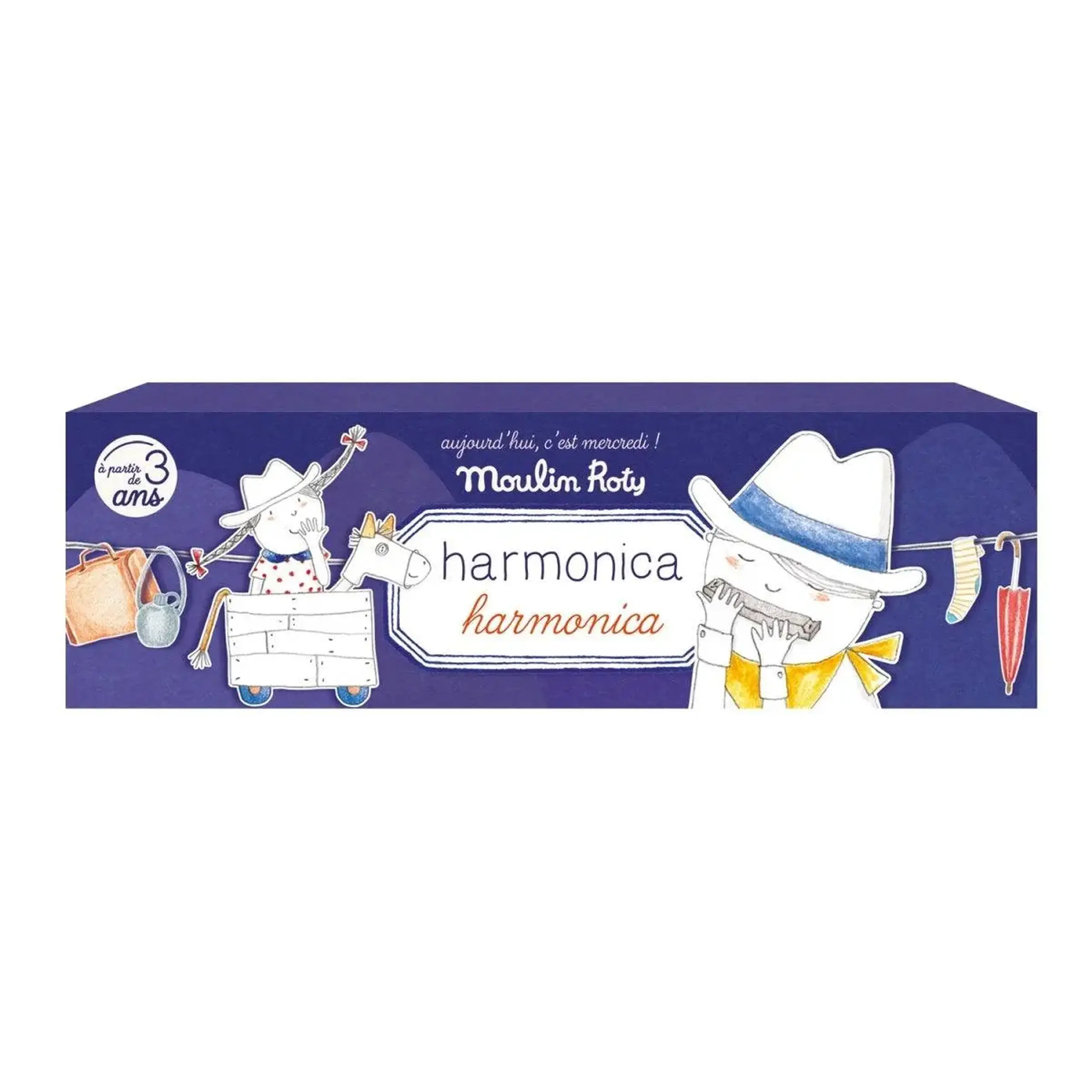 Harmonică, Aujourd’hui c’est mercredi — Moulin Roty