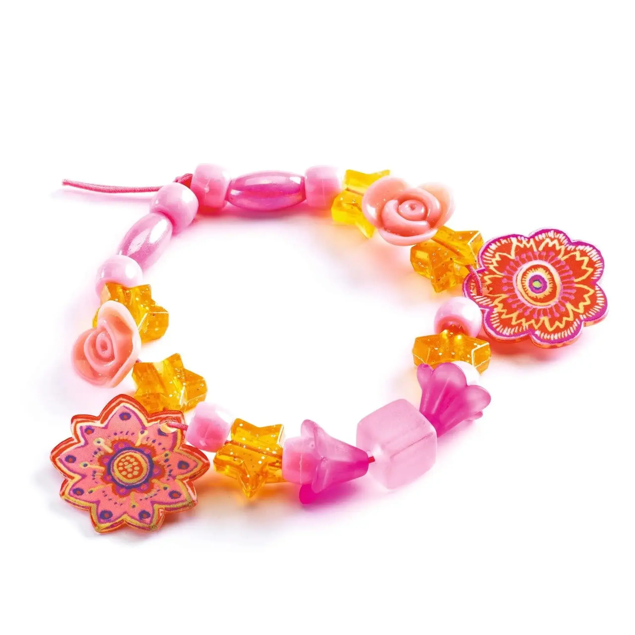 Set cu 285 de mărgele și pandantive Flori — Djeco