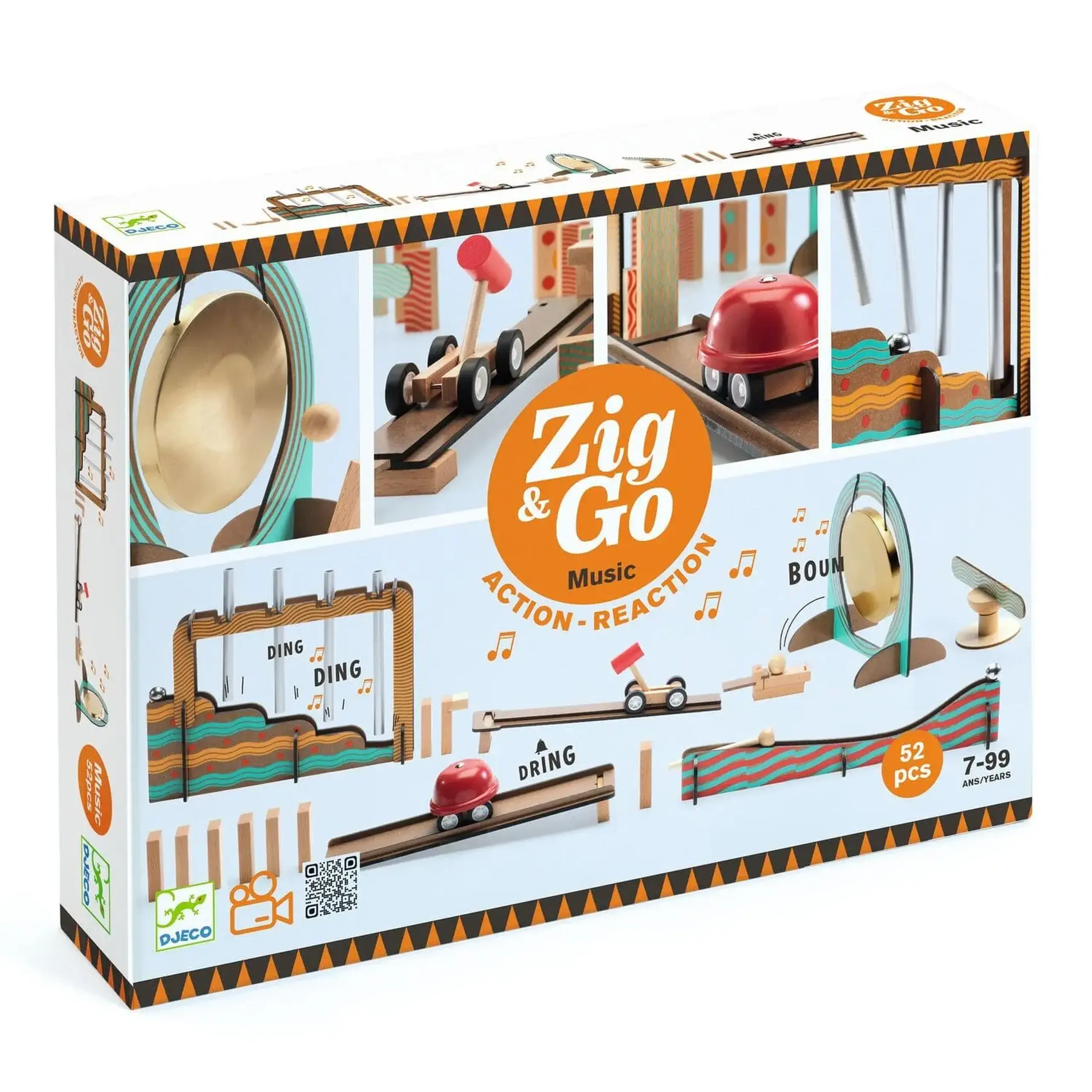 Constructor Zig & Go Music, 52 de piese — Djeco