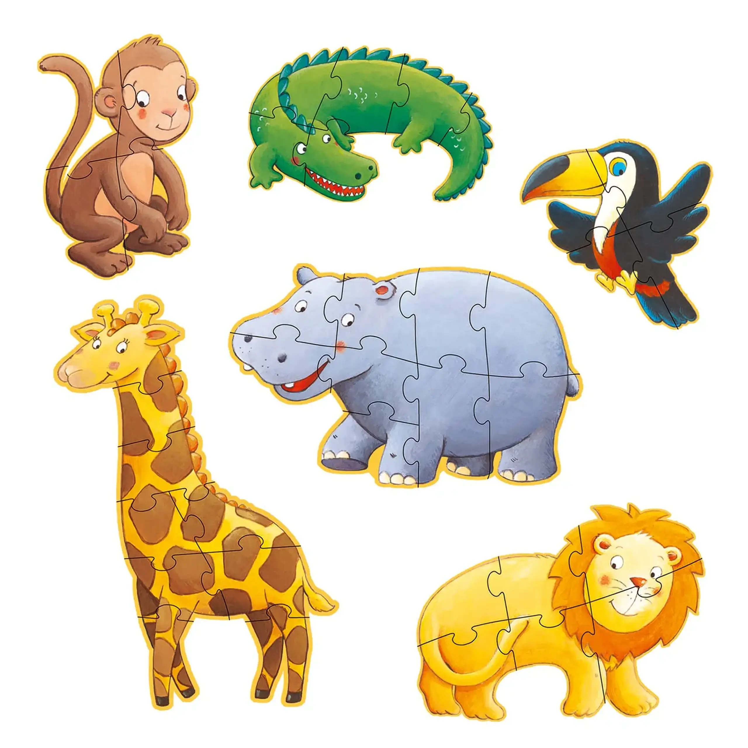 Puzzle gigant Marmoset & Friends — Djeco