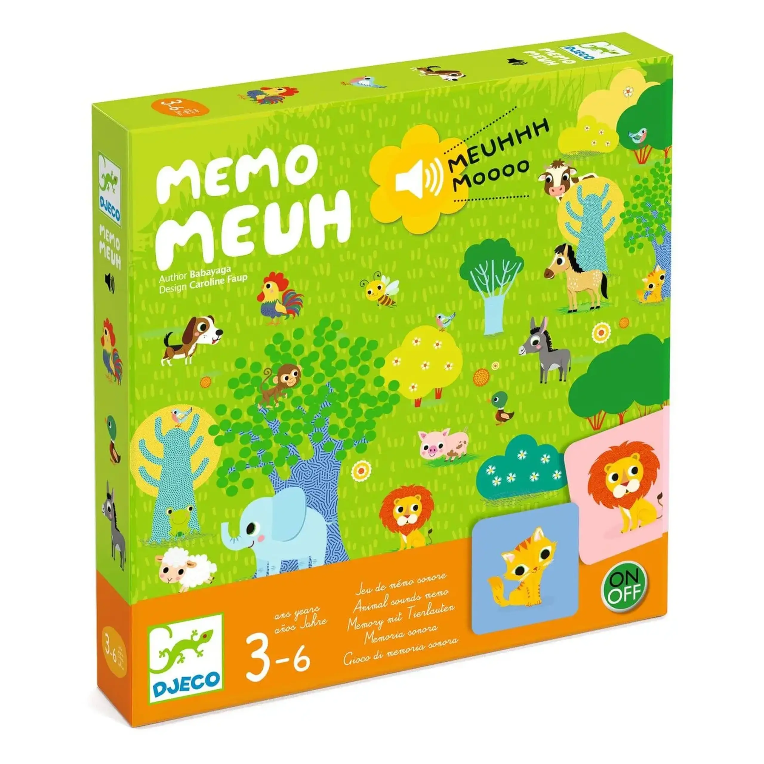 Joc de memorie sonor Memo Meuh — Djeco