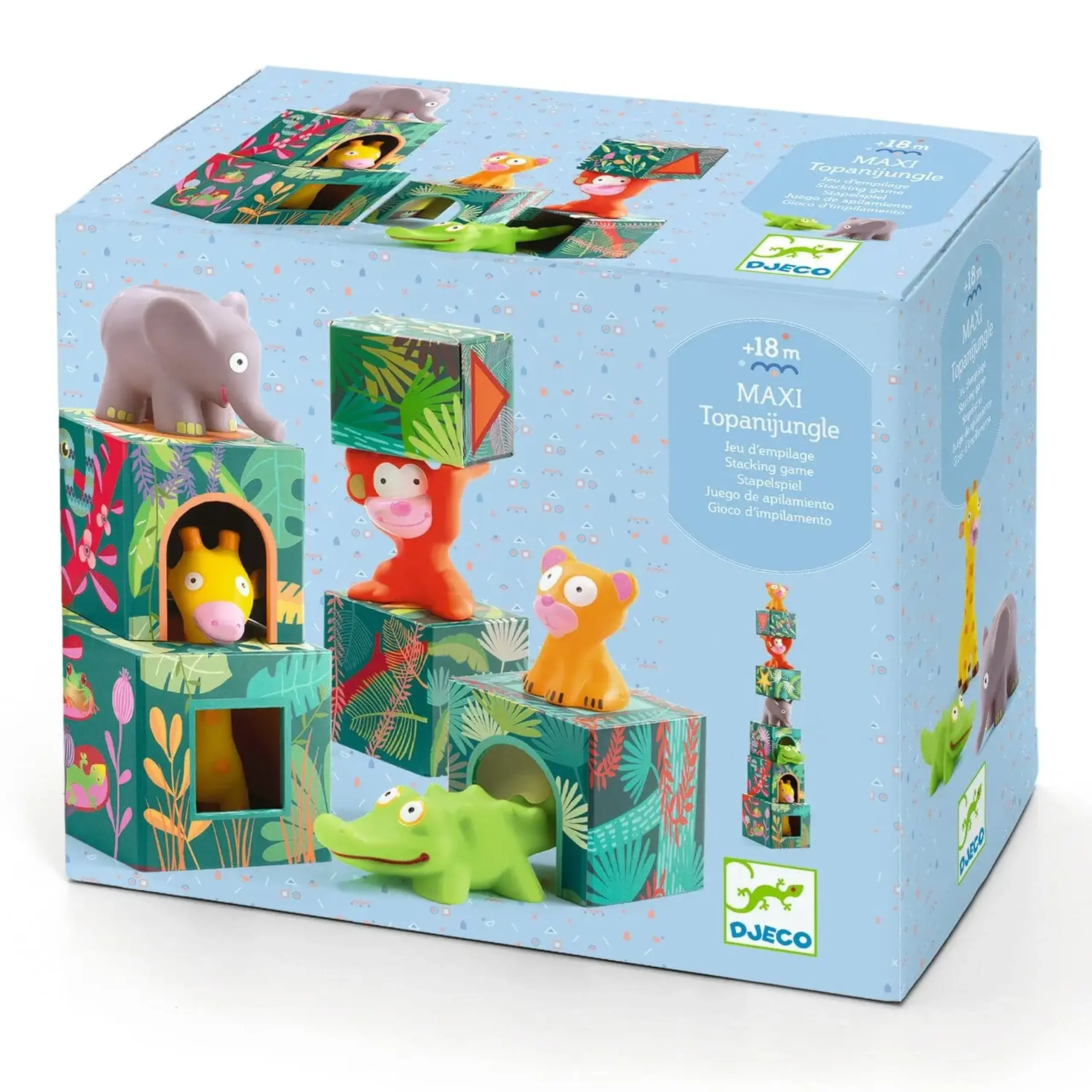 Joc de stivuire Maxi Topanijungle — Djeco