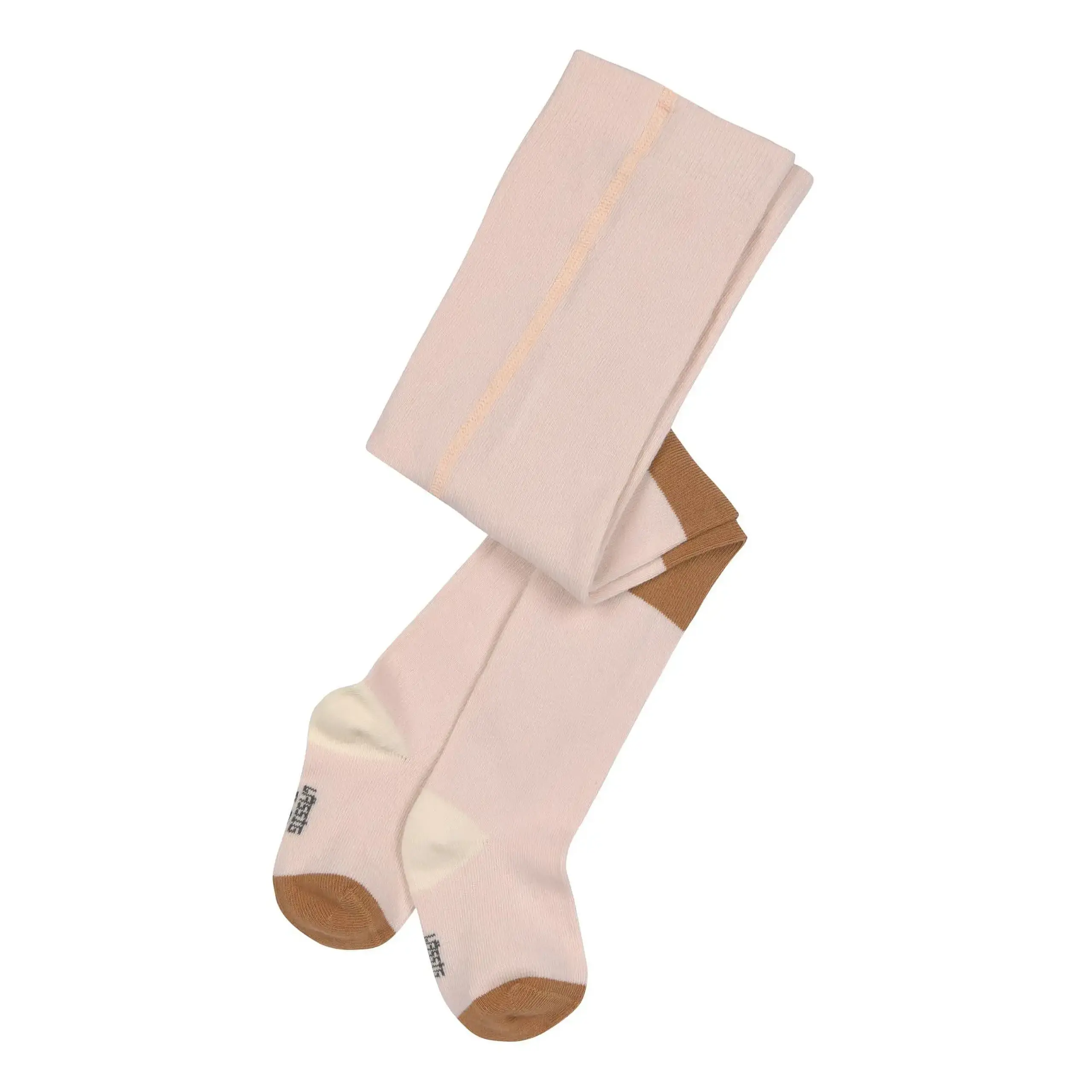 Dresuri GOTS Block Stripe Powder Pink Caramel, 62/68 — Lässig