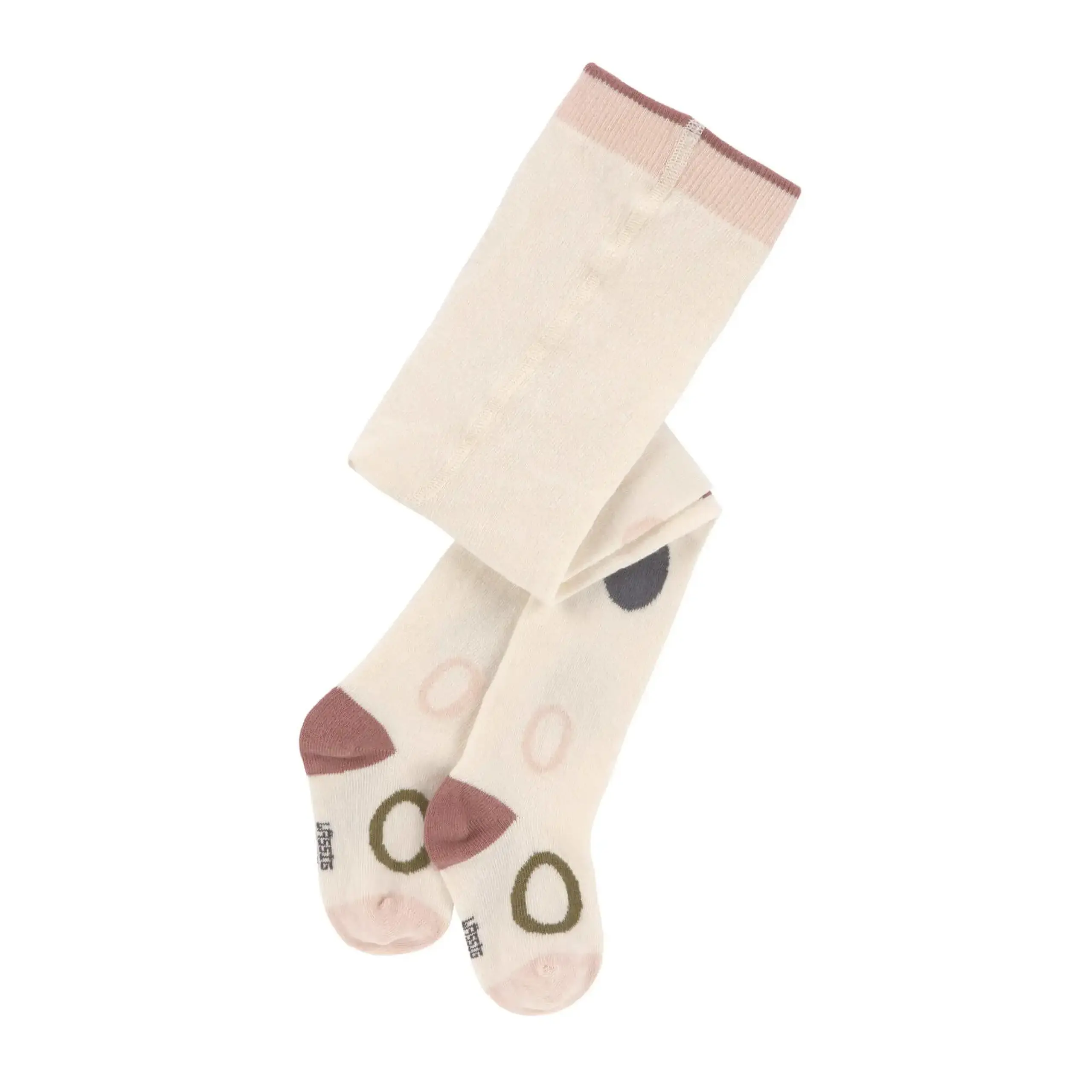 Dresuri GOTS Cozy Colors Circles Offwhite, 86/92 — Lässig