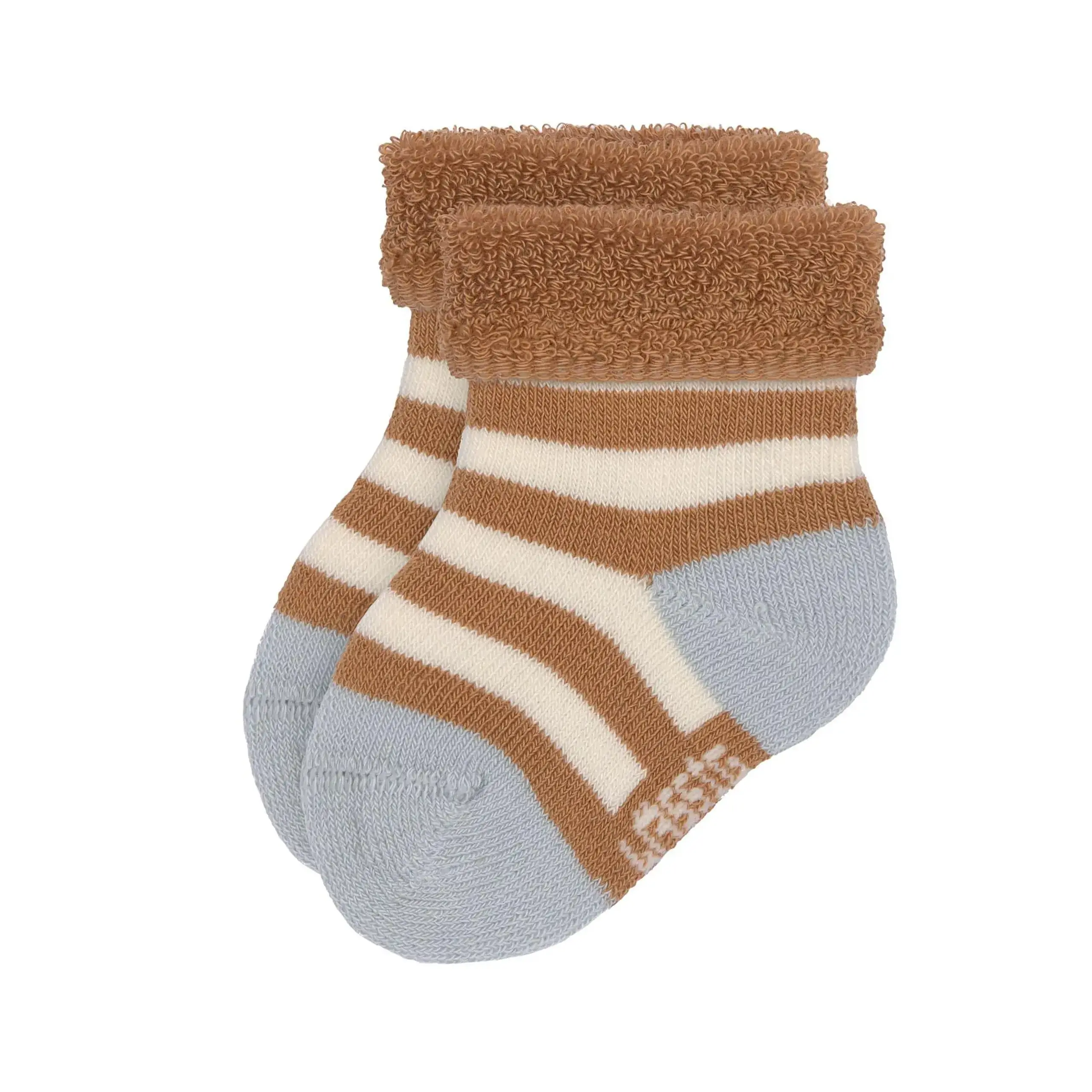 Sosete 3 buc light blue/caramel 12 - 14