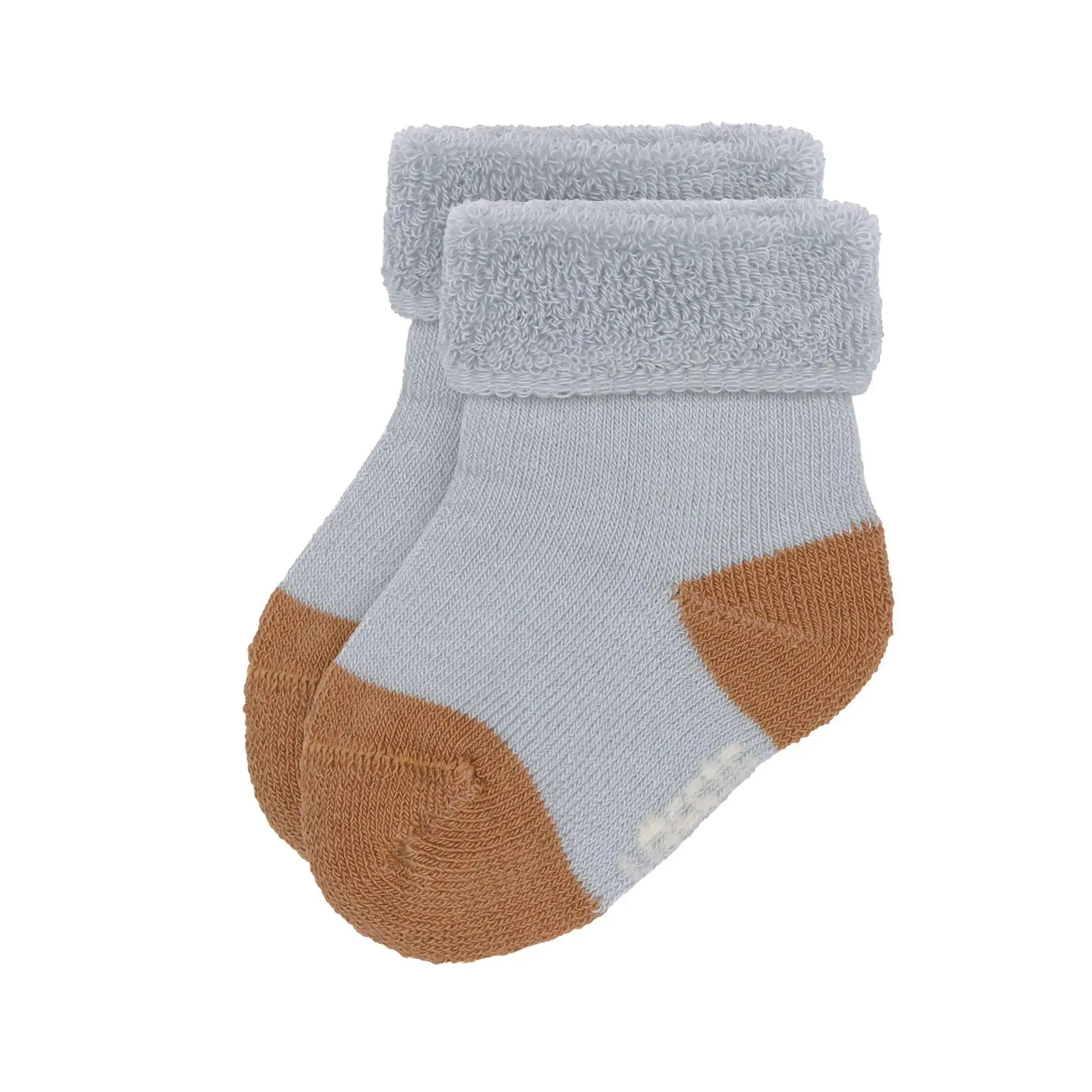 Sosete 3 buc light blue/caramel 12 - 14