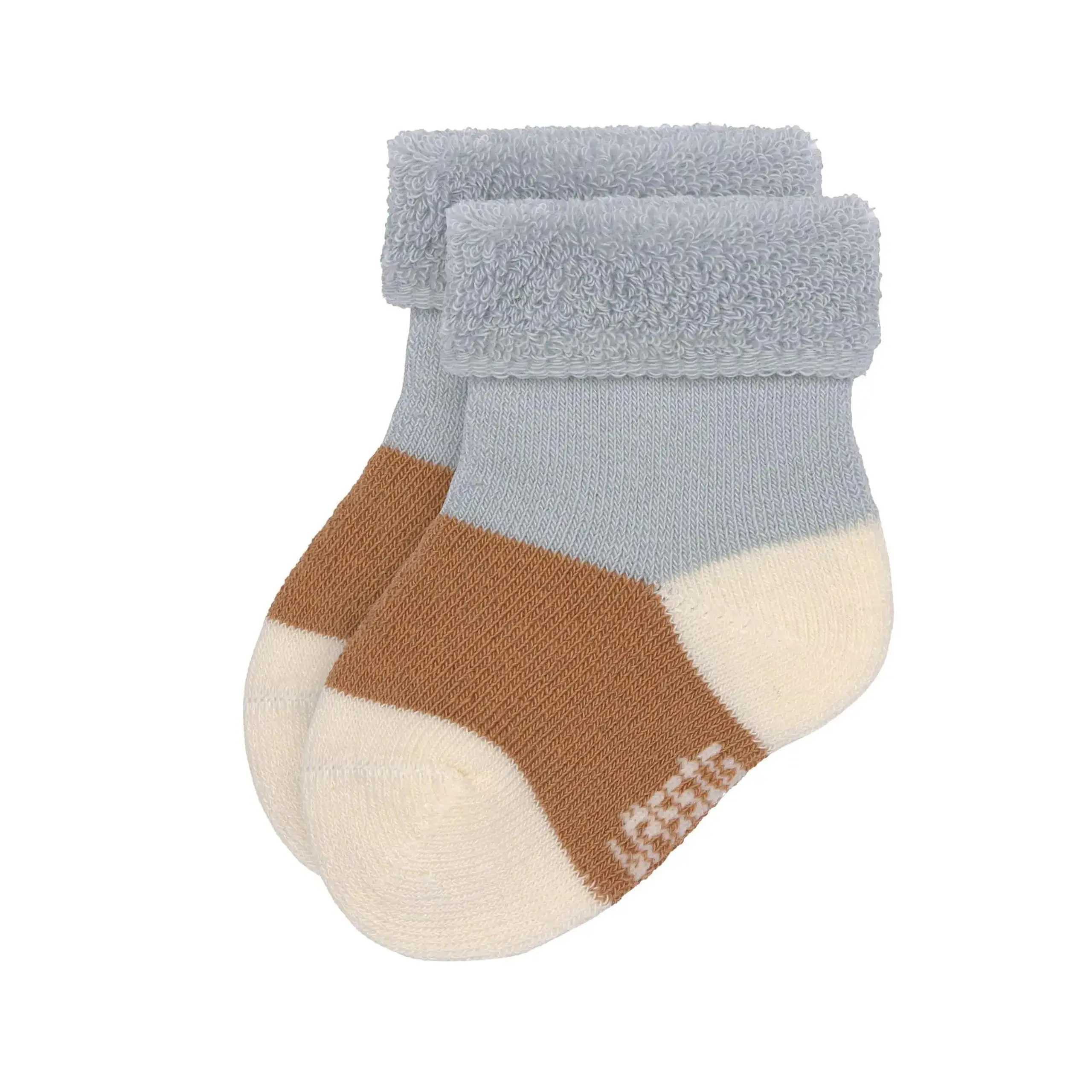 Sosete 3 buc light blue/caramel 12 - 14