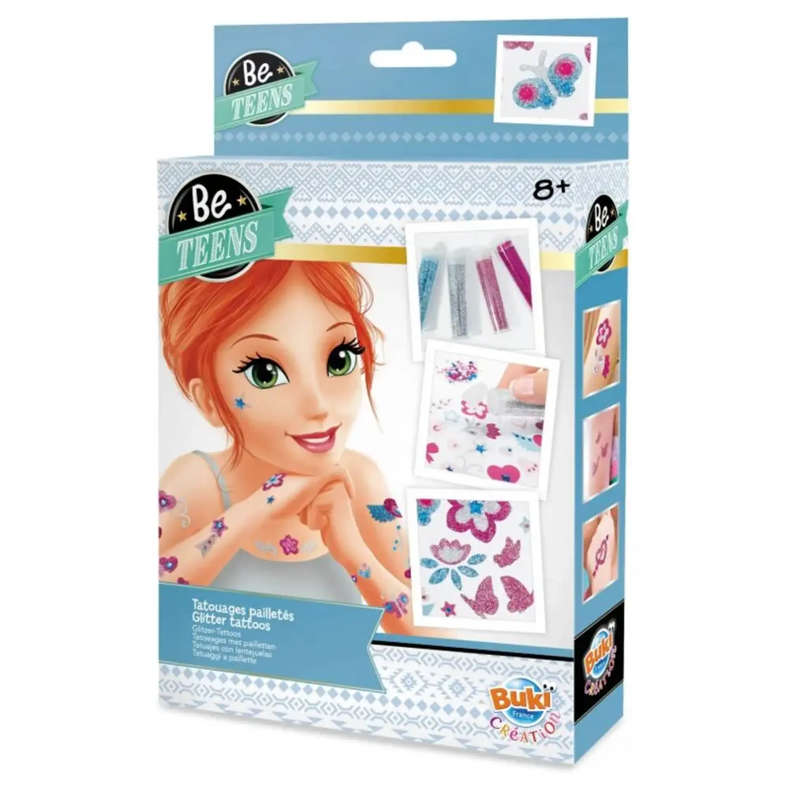 Set de tatuaje temporare cu sclipici — BUKI