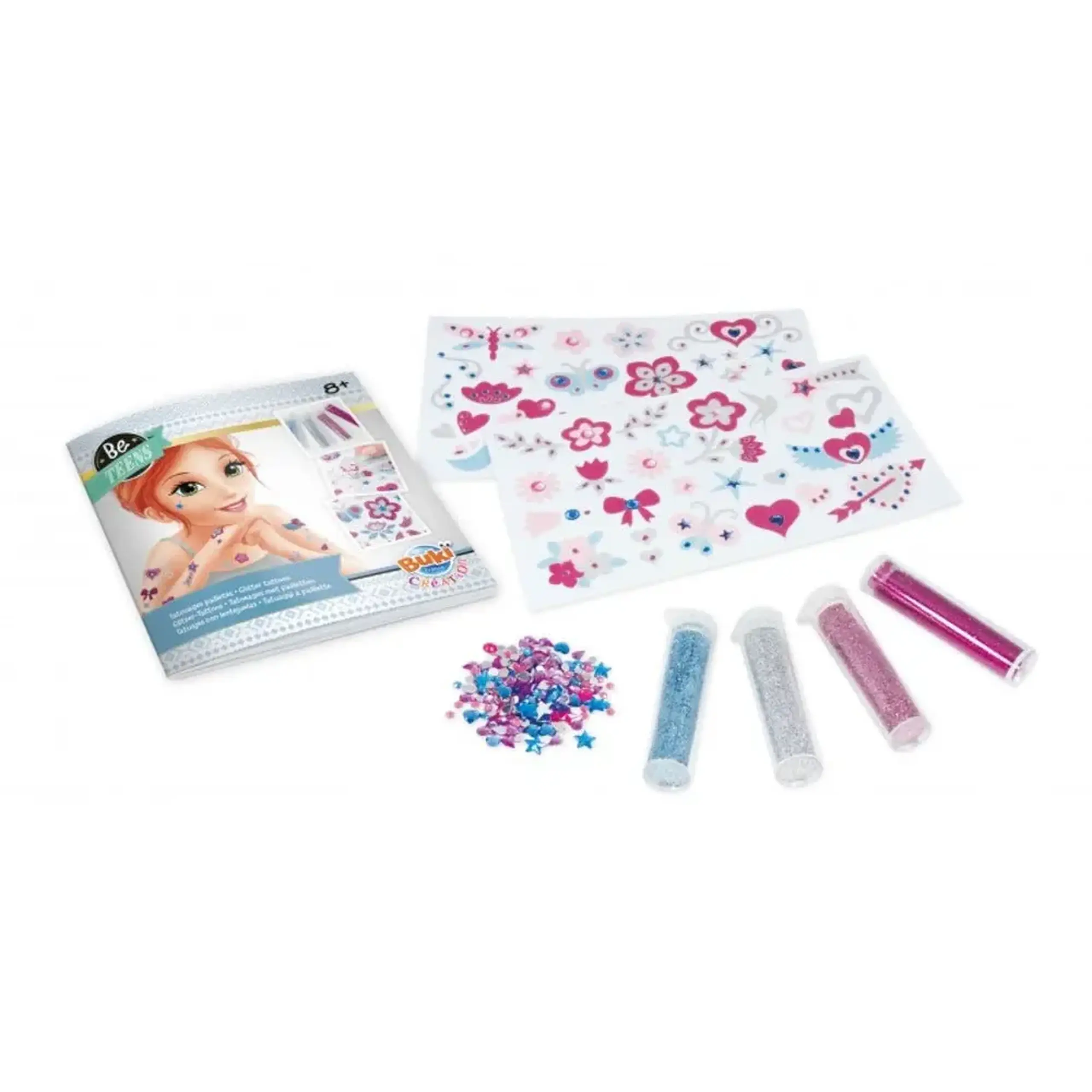 Set de tatuaje temporare cu sclipici — BUKI