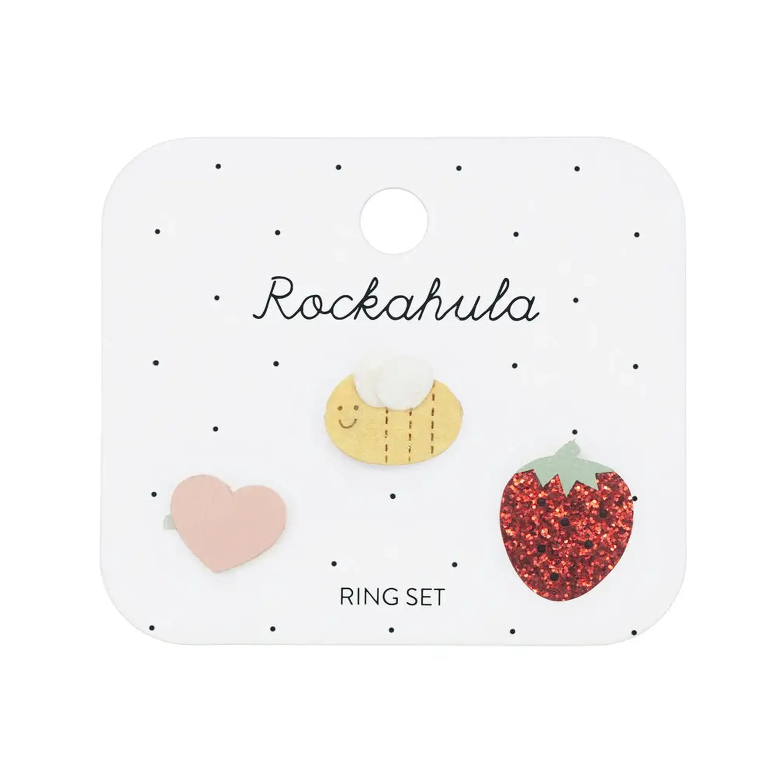 Set de trei inele Strawberry Fair — Rockahula Kids