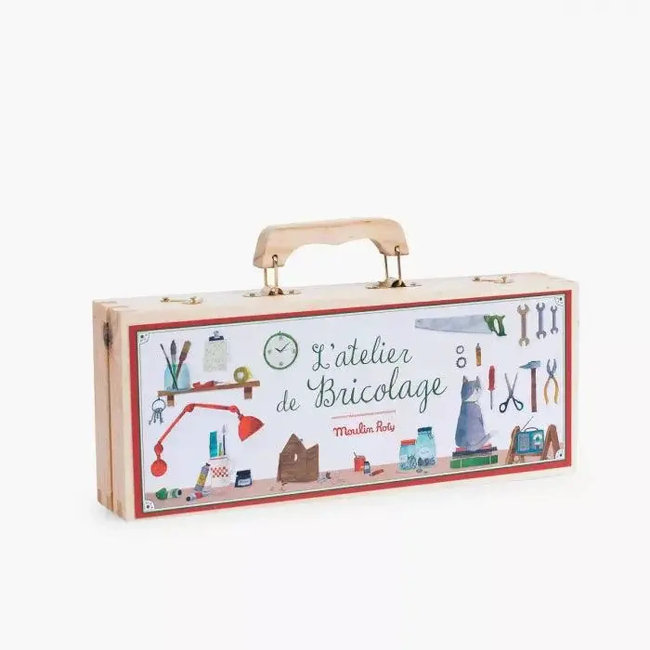 Valiză de bricolaj cu 6 unelte, Les Jouets d’Hier — Moulin Roty