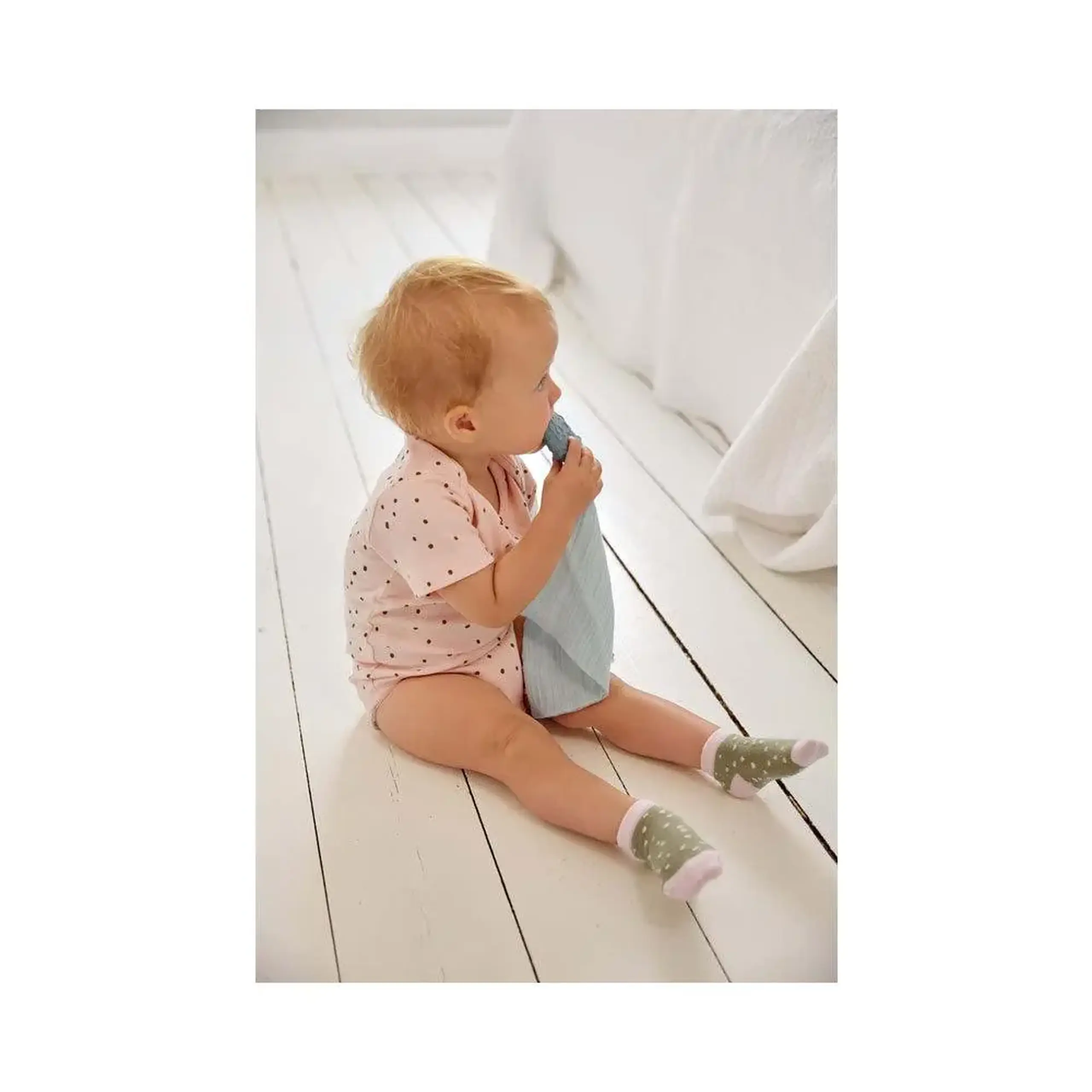 Body cu maneca scurta (roz), 3 - 6 luni
