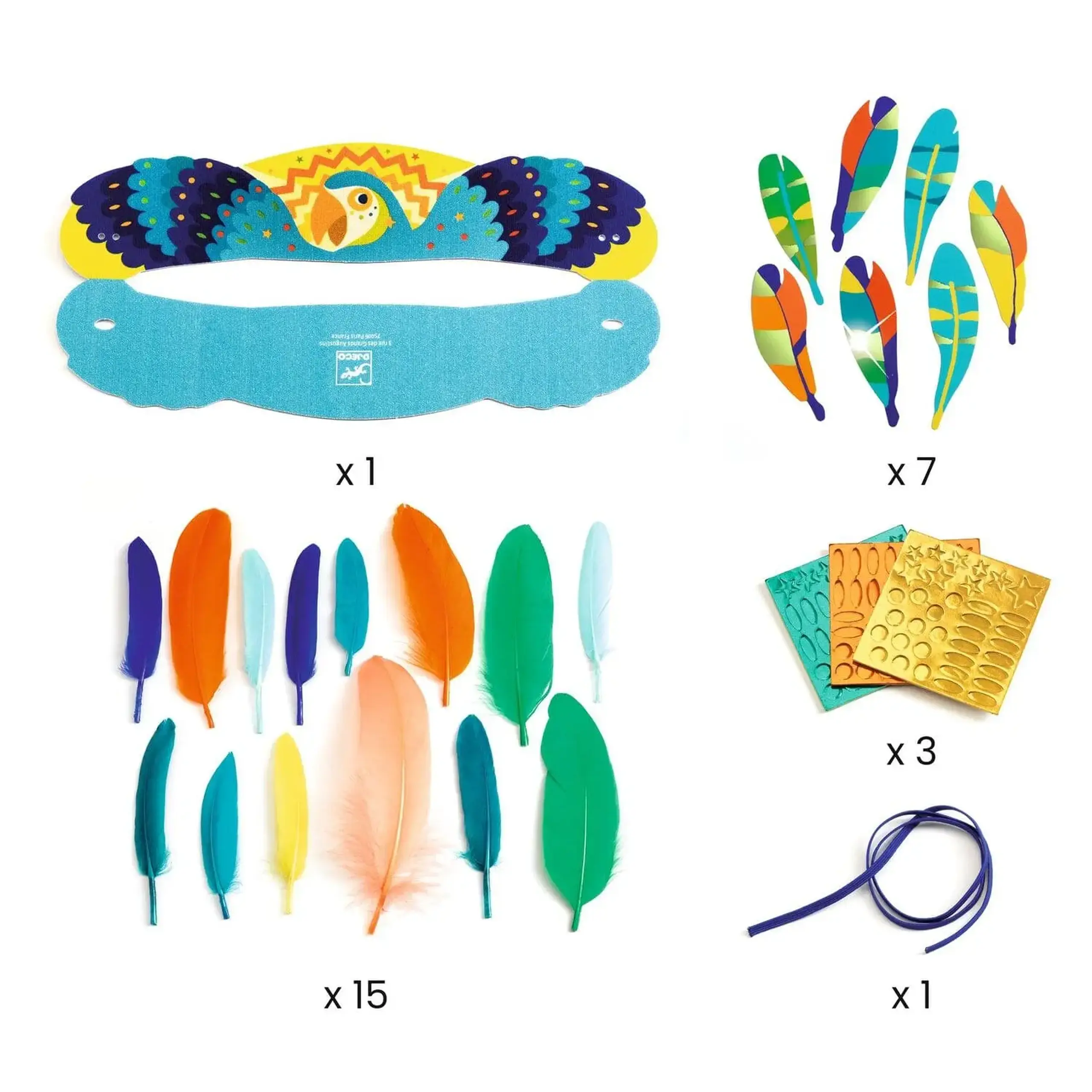 Set creativ coroană tropicală Rio — Djeco
