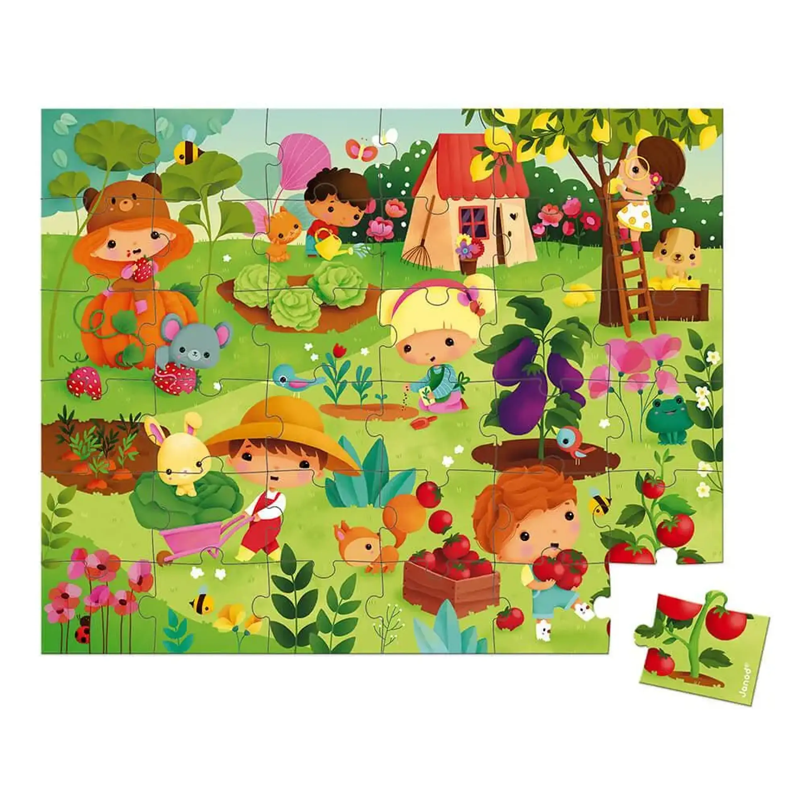 Puzzle Grădina, 36 de piese — Janod