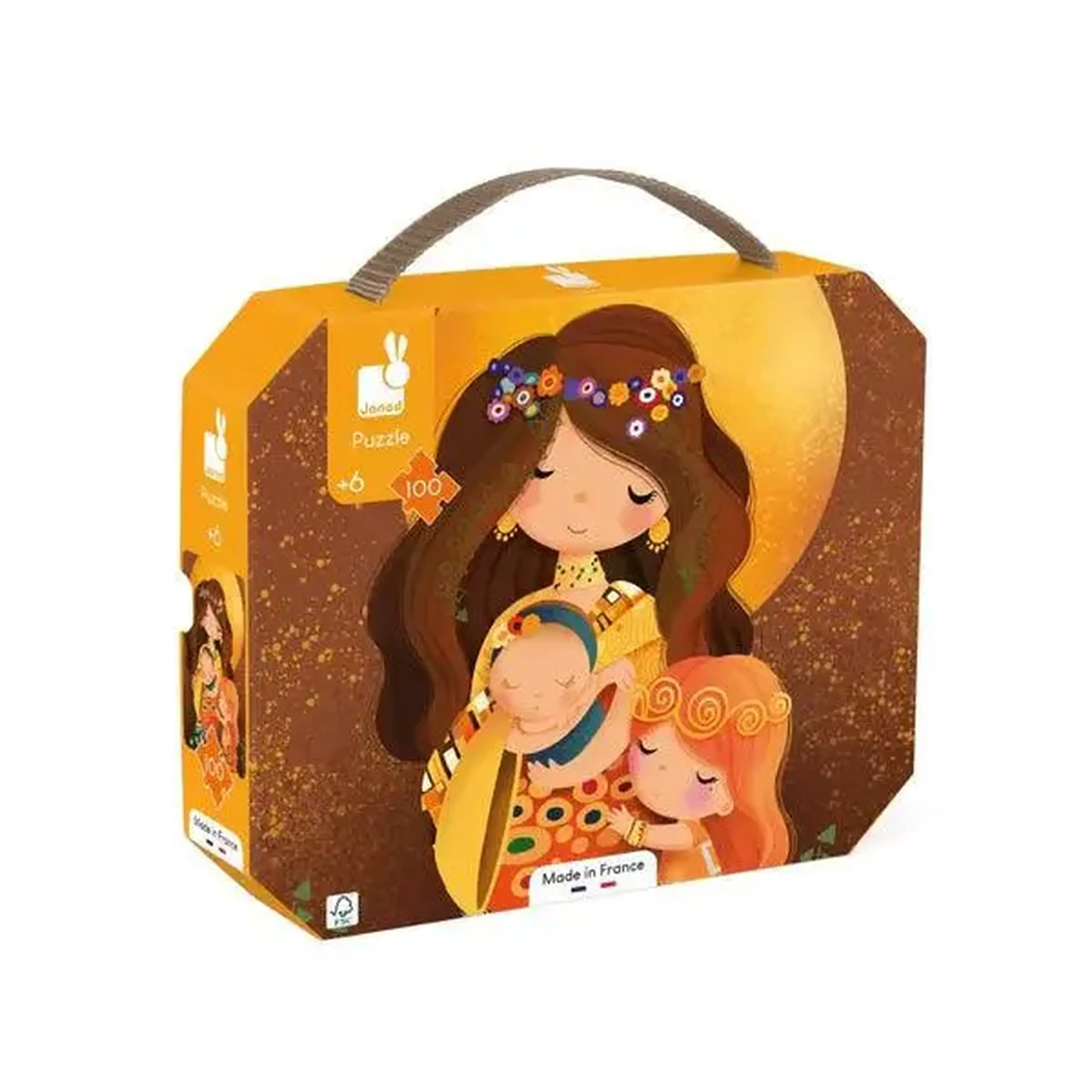 Puzzle inspirat de Klimt, 100 de piese — Janod