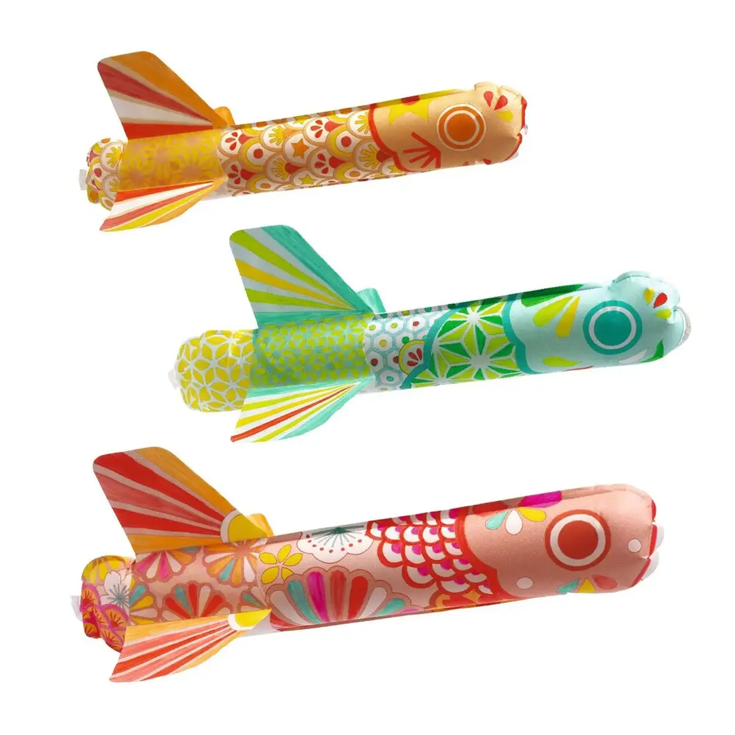 Set creativ 3 pești zburători Koinobori — Djeco