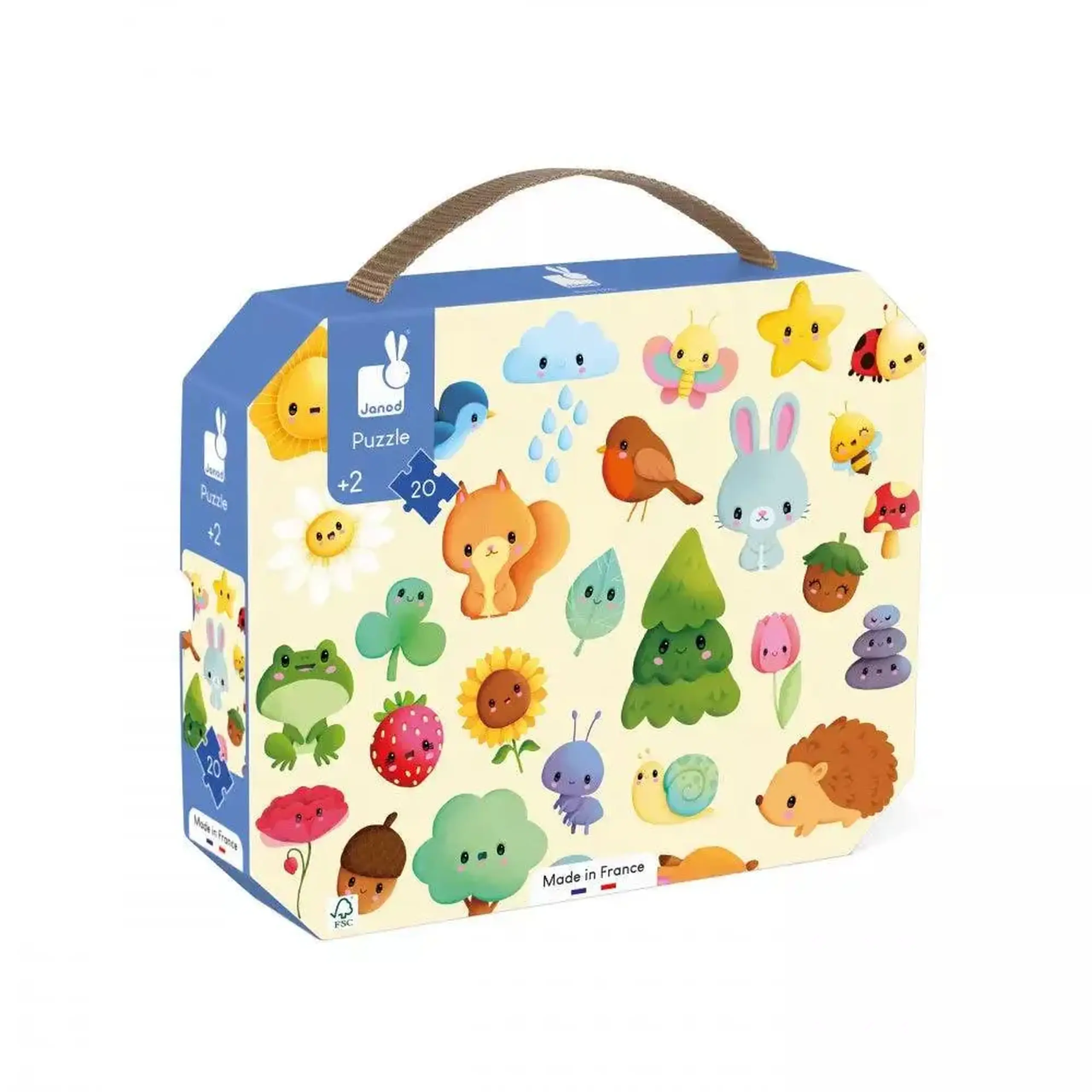 Puzzle Imagini din natură, 20 de piese — Janod