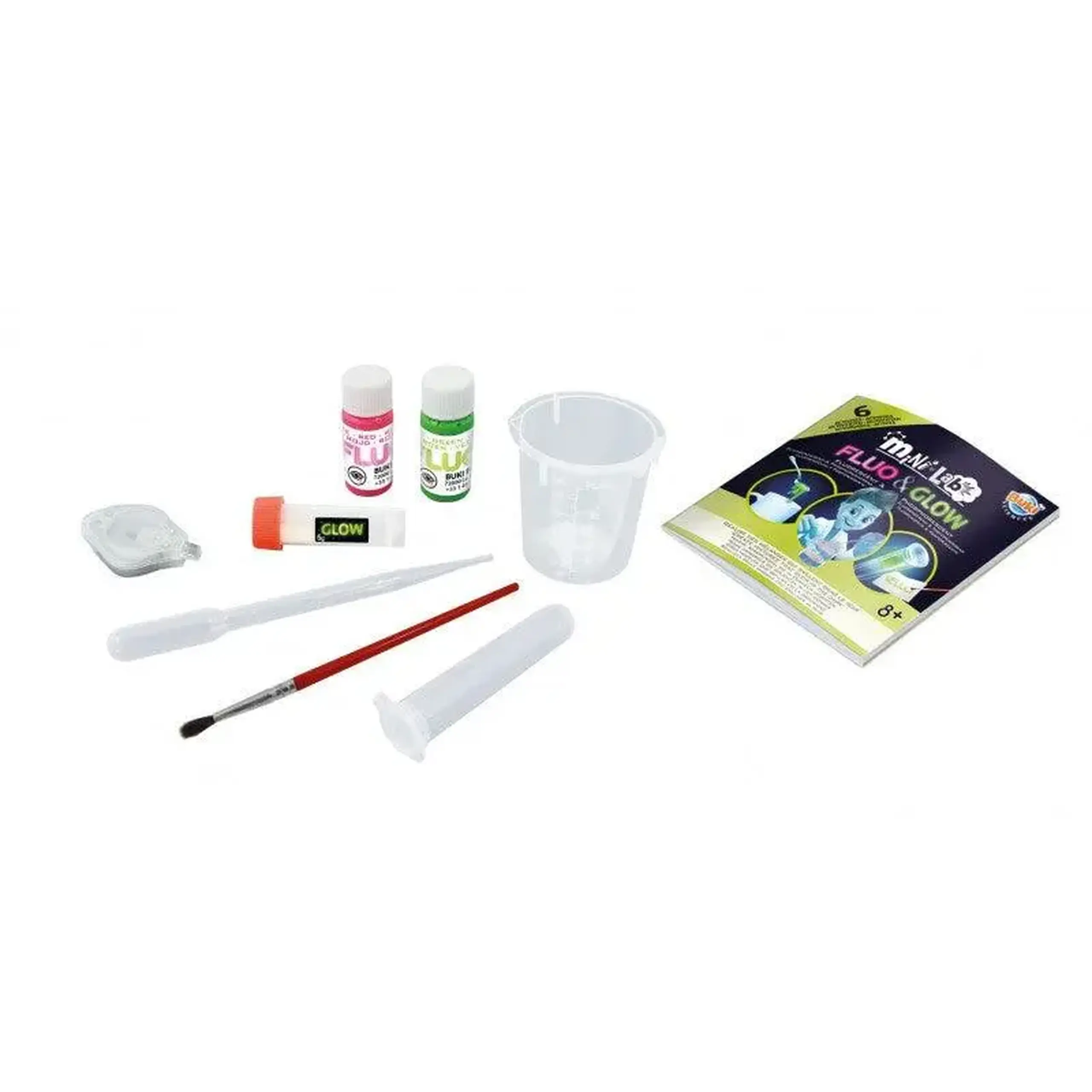 Mini laborator Fluo & Glow — Buki