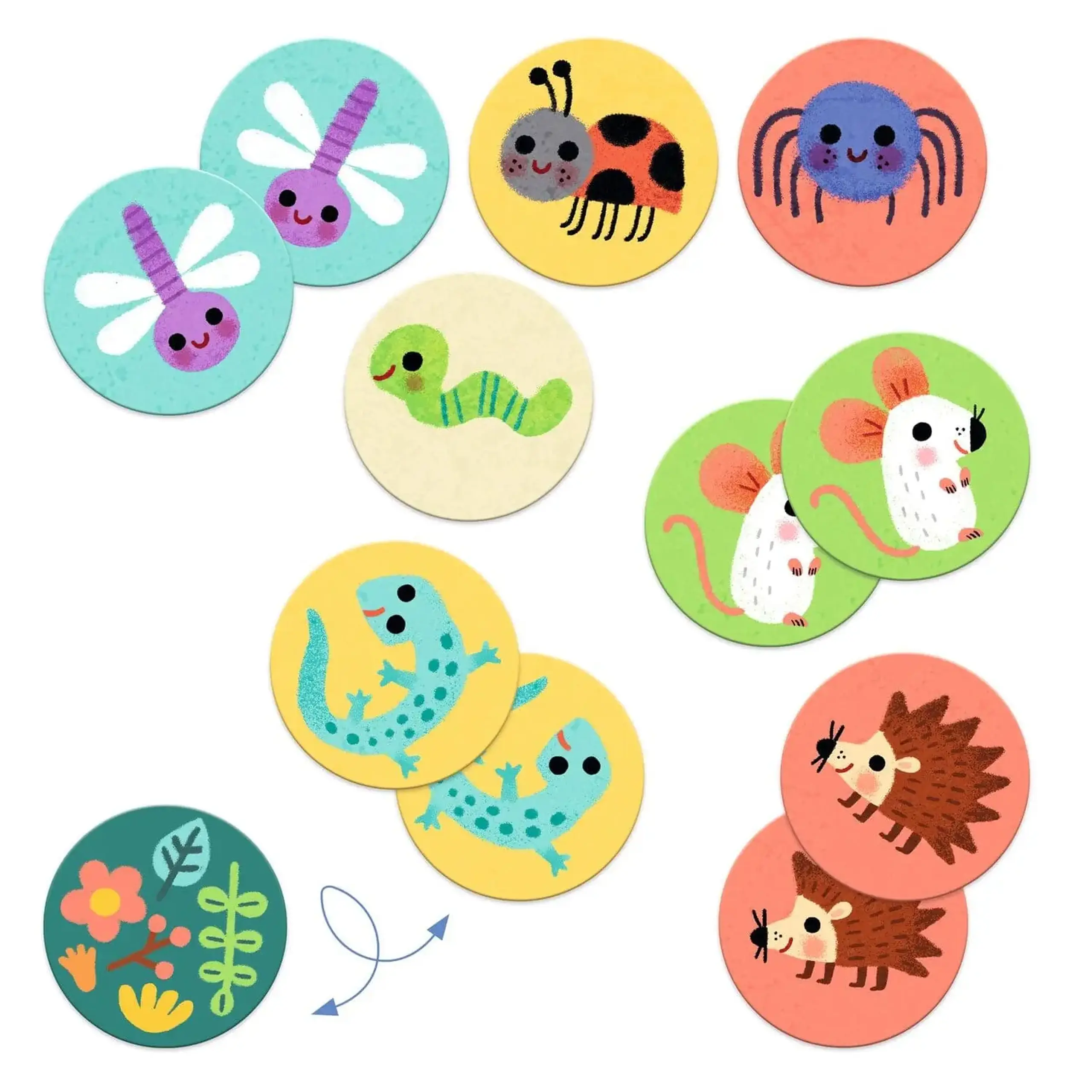 Joc de memorie Animale mici — Djeco