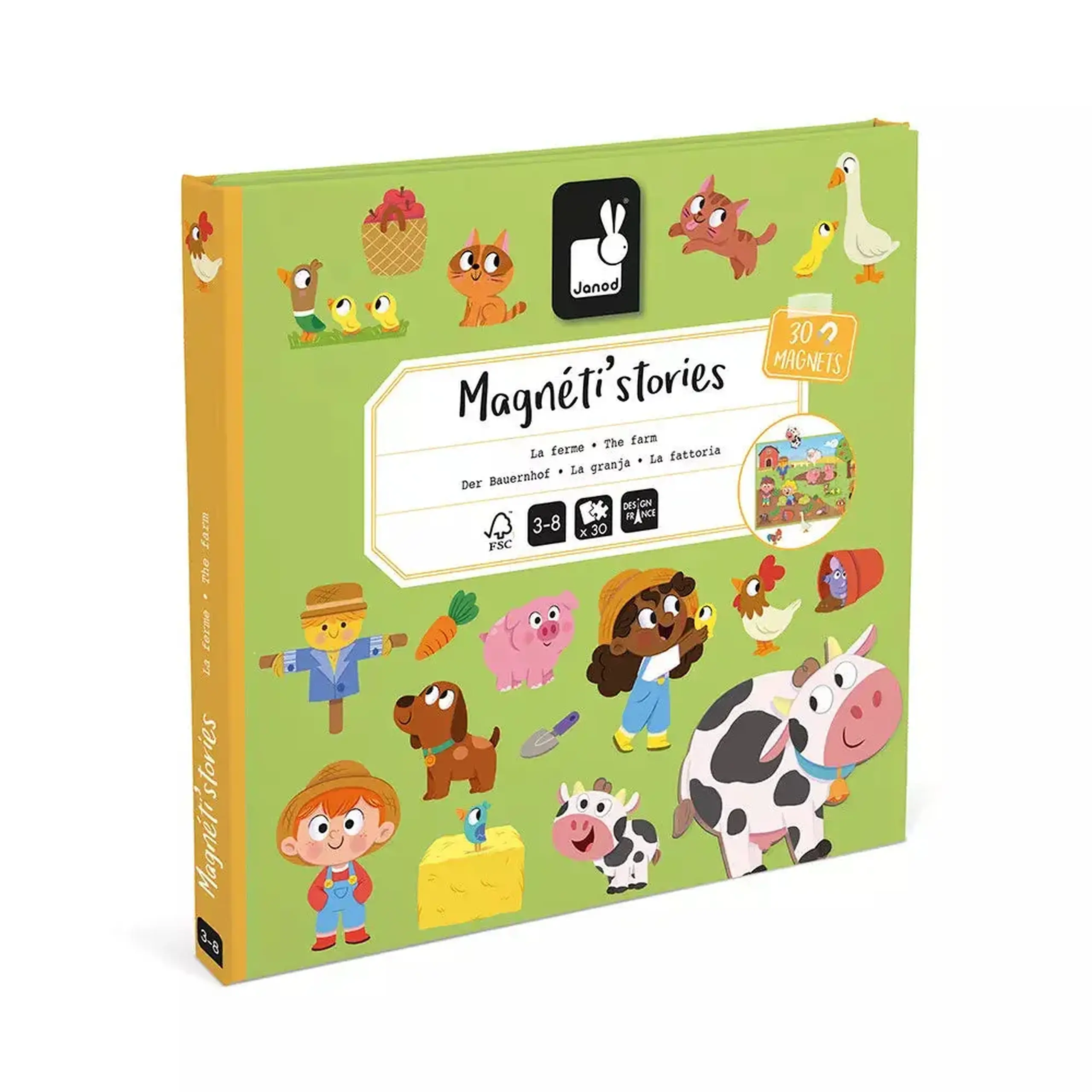 Carte magnetică Magneti’Stories Ferma — Janod