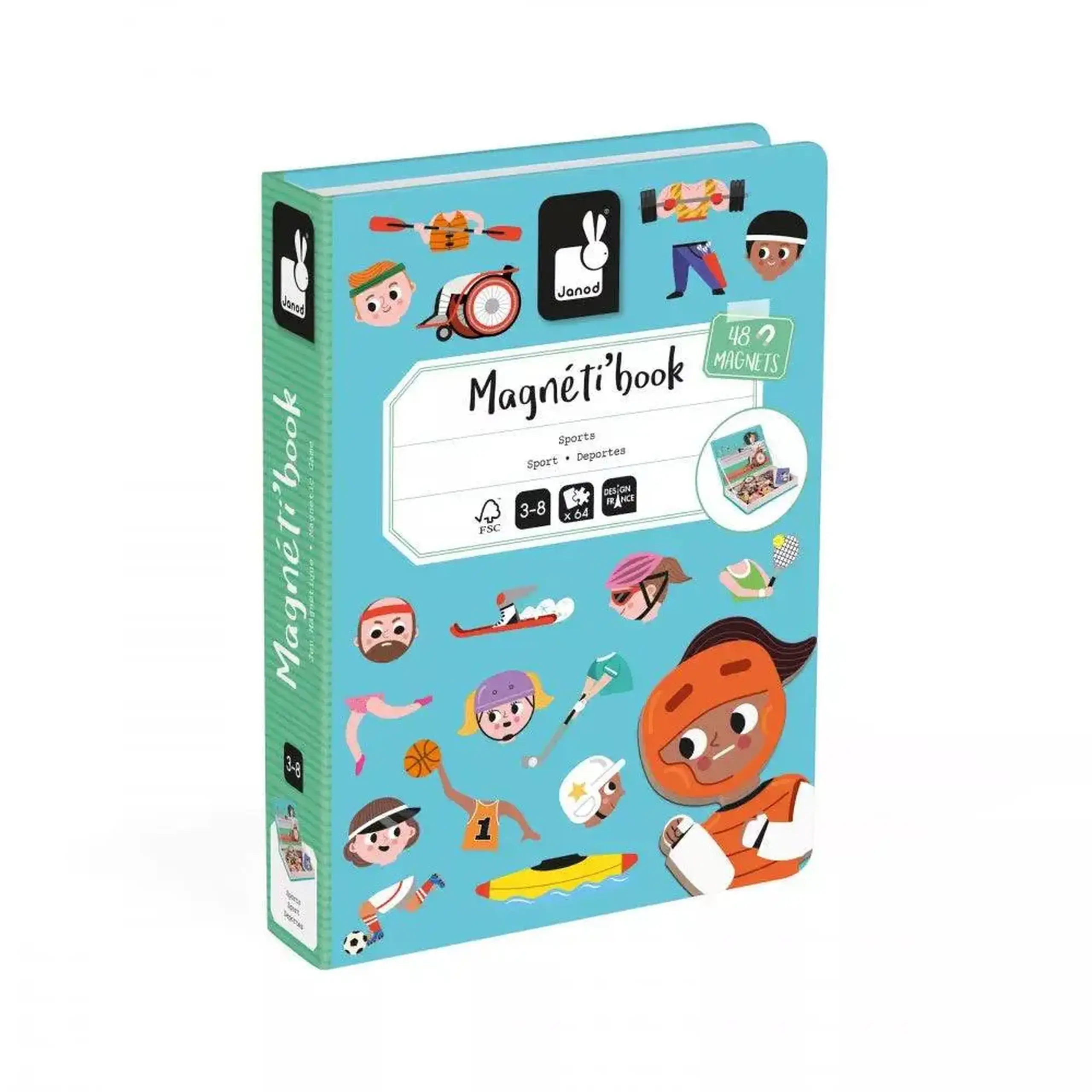 Carte magnetică Magneti’Book Sport — Janod