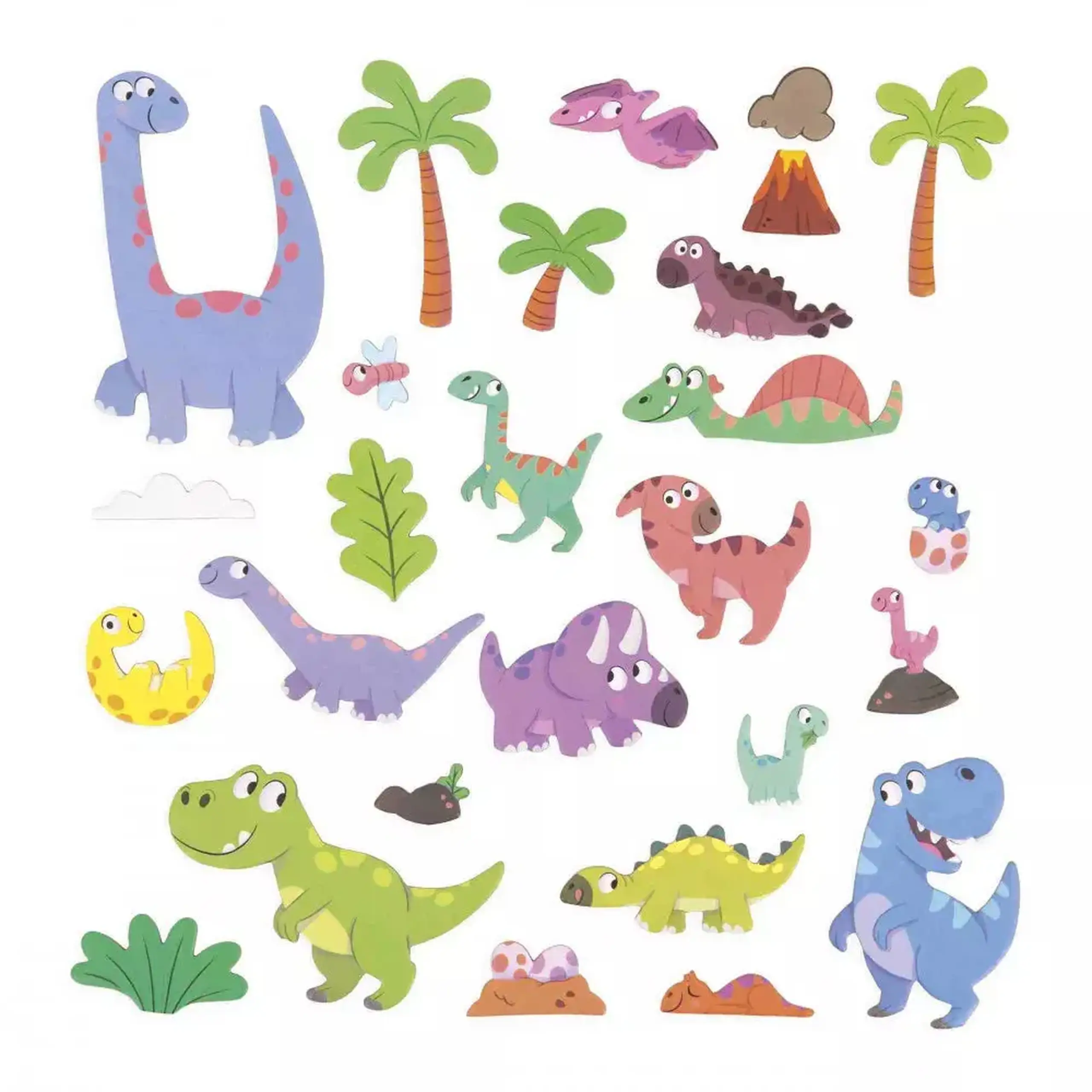 Carte magnetică Magneti’Stories Dinozauri — Janod
