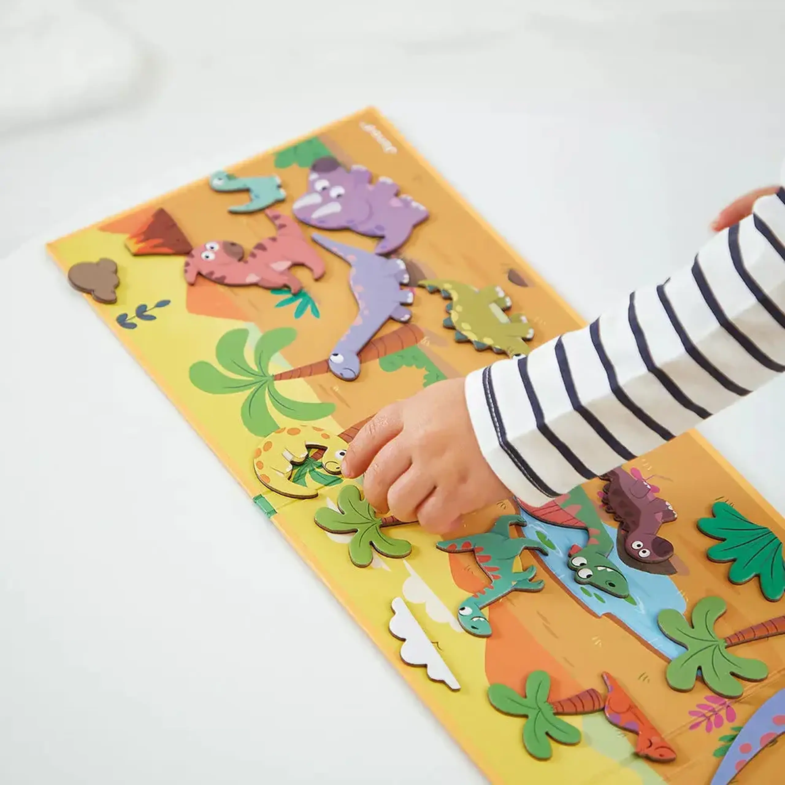 Carte magnetică Magneti’Stories Dinozauri — Janod