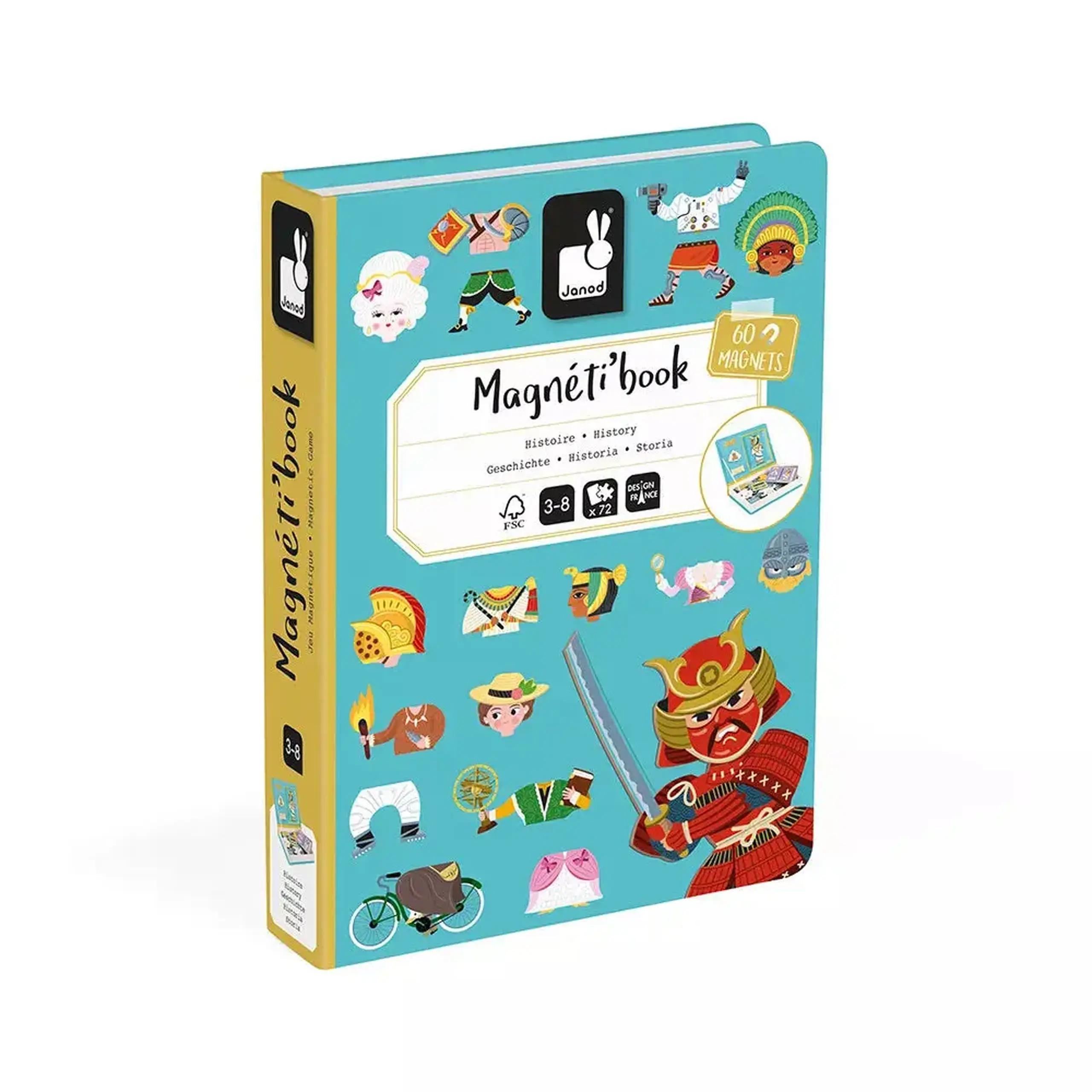 Carte magnetică Magneti’Book Istorie — Janod
