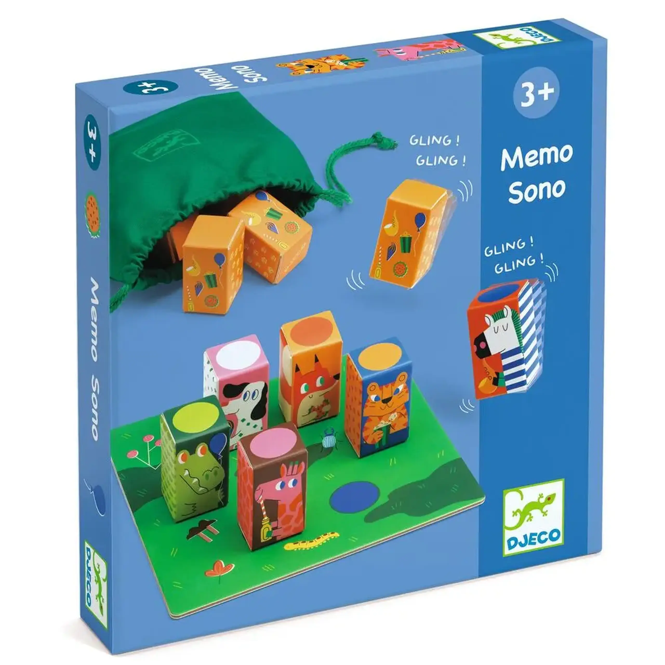 Joc de memorie sonor Memo Sono — Djeco