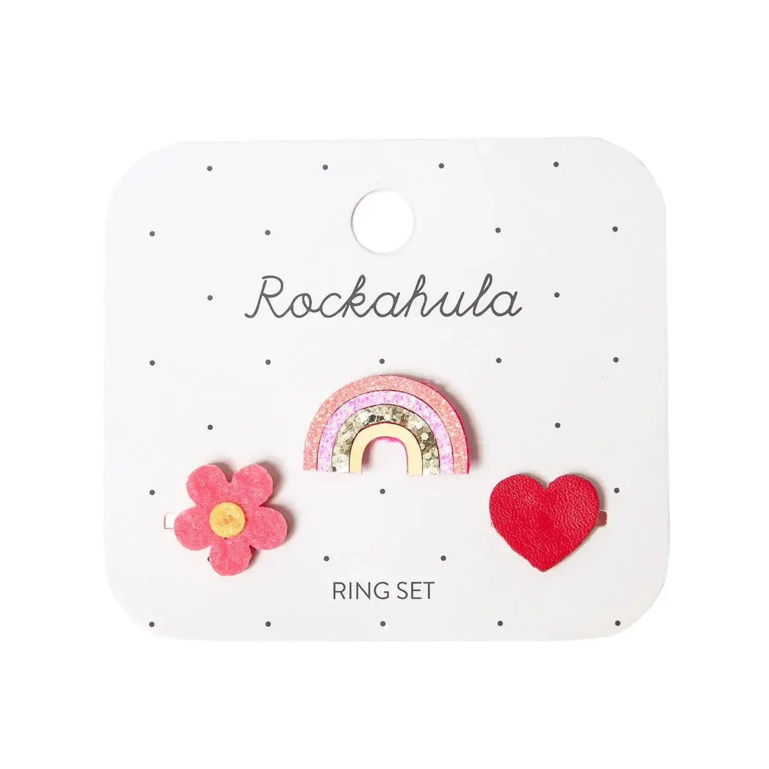 Set 3 inele Hippy Rainbow — Rockahula Kids