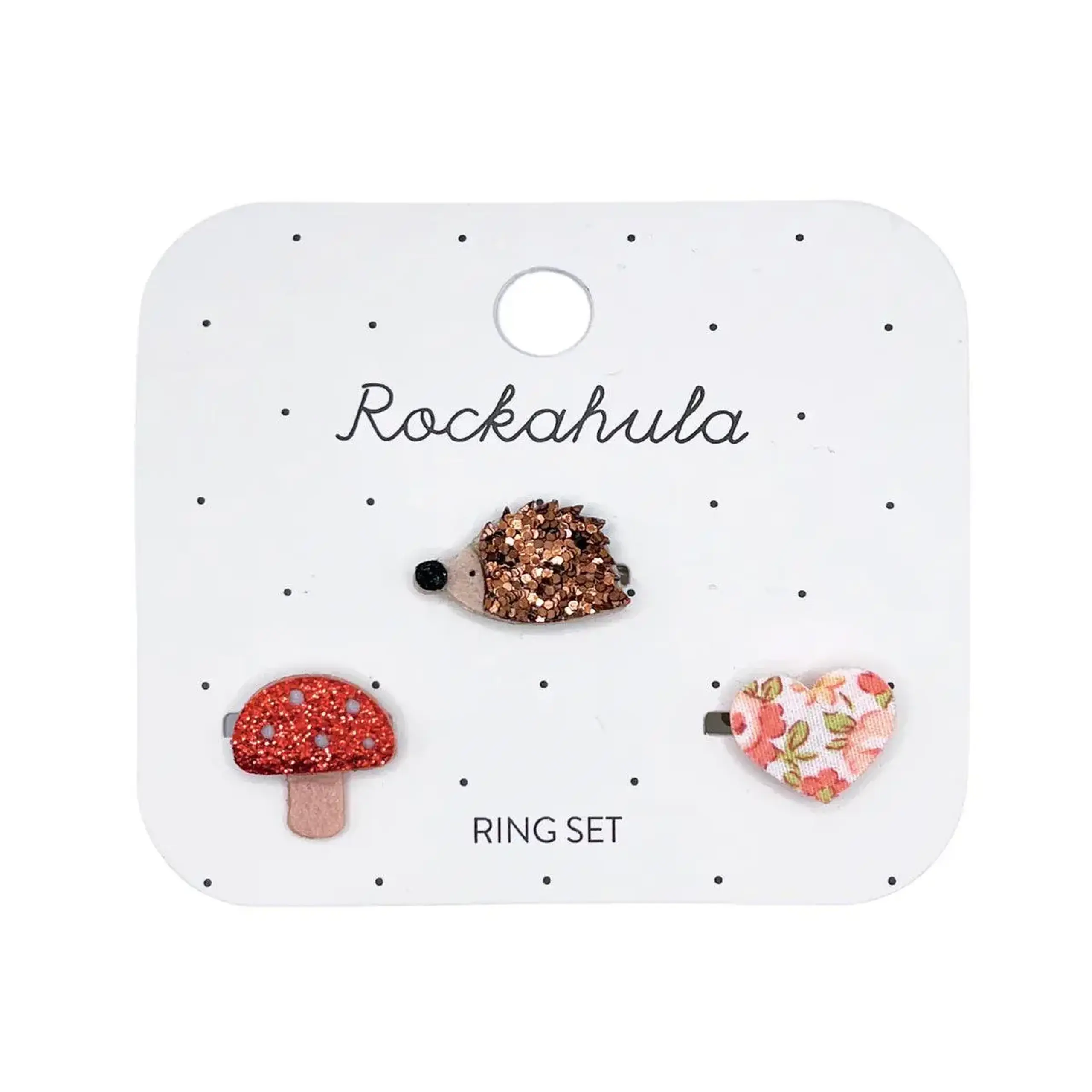 Set 3 inele Hattie Hedgehog — Rockahula Kids