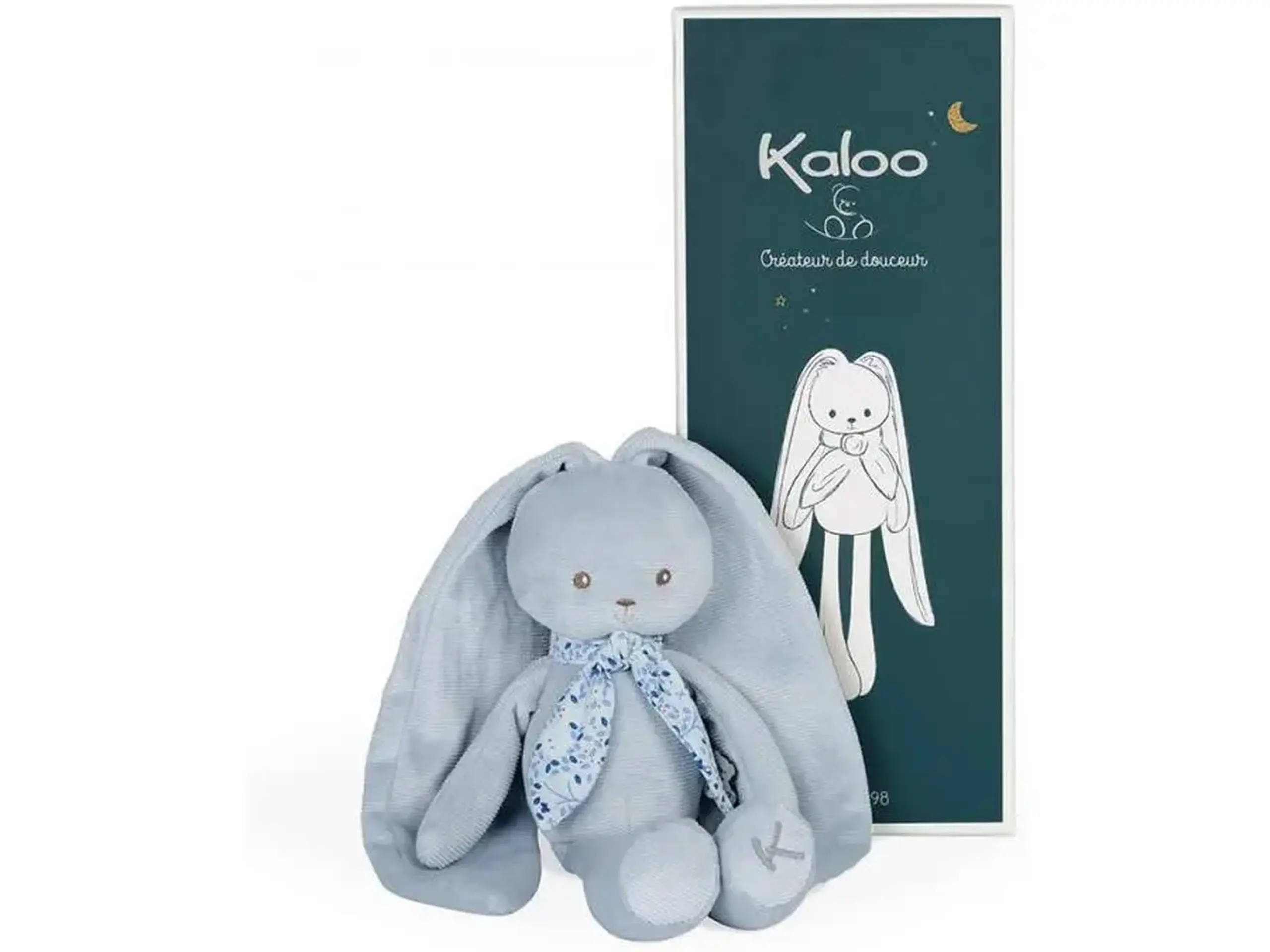 Iepuraș de pluș Lapinoo albastru, 35 cm — Kaloo