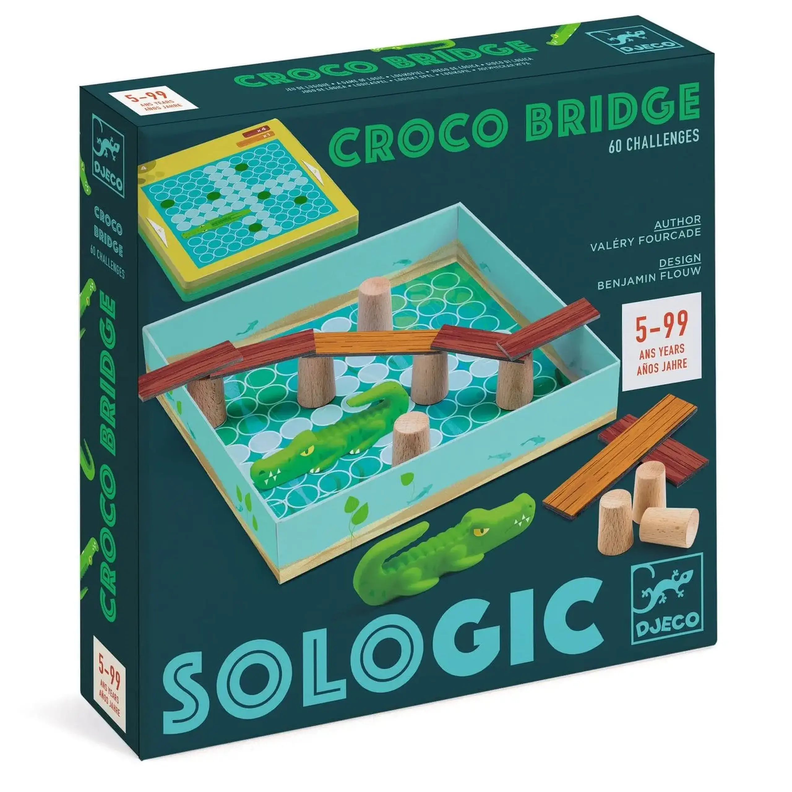 Joc de logică Croco Bridge — Djeco