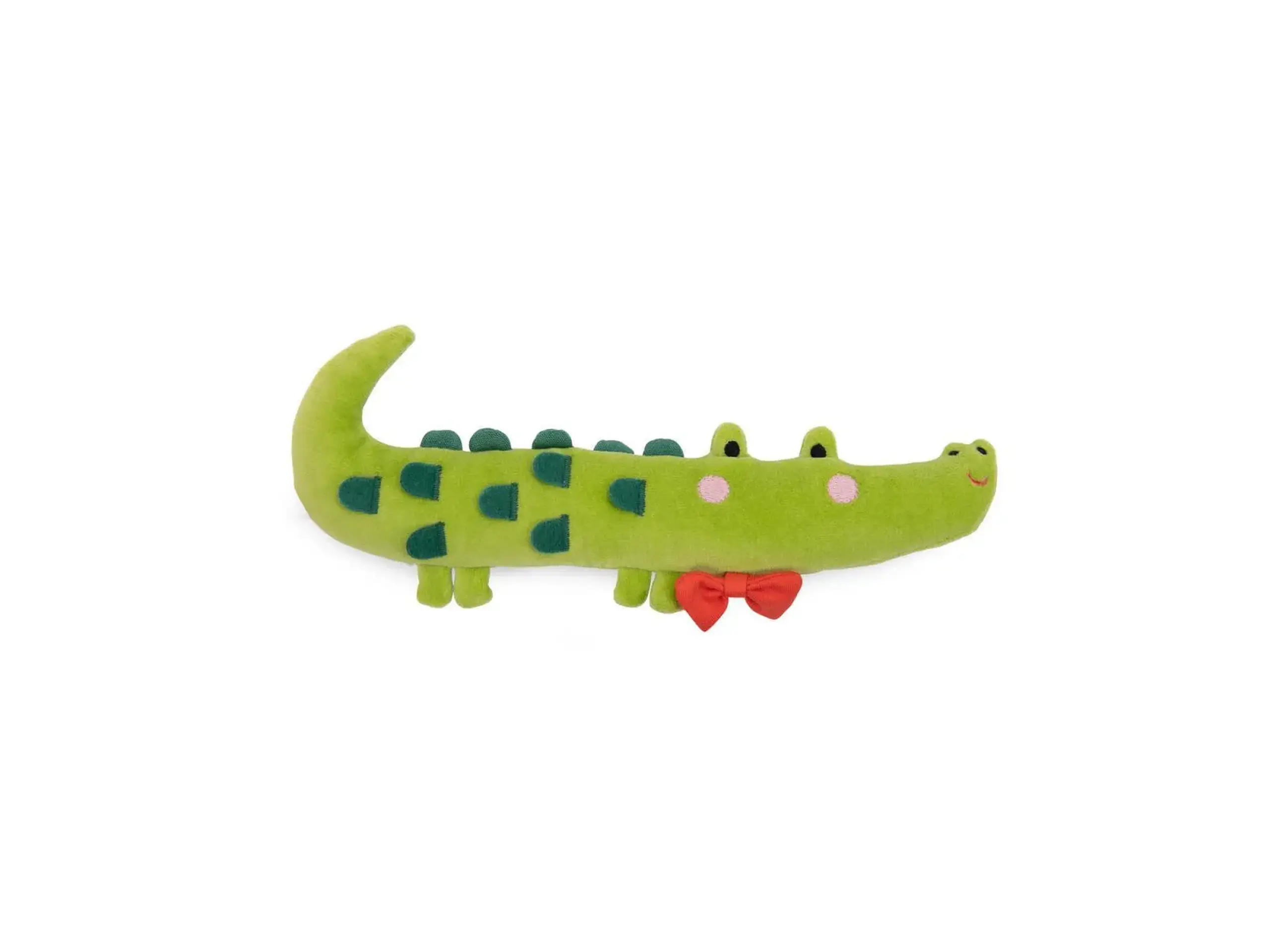 Crocodil mic de pluș cu zornăitoare, Les Toupitis — Moulin Roty