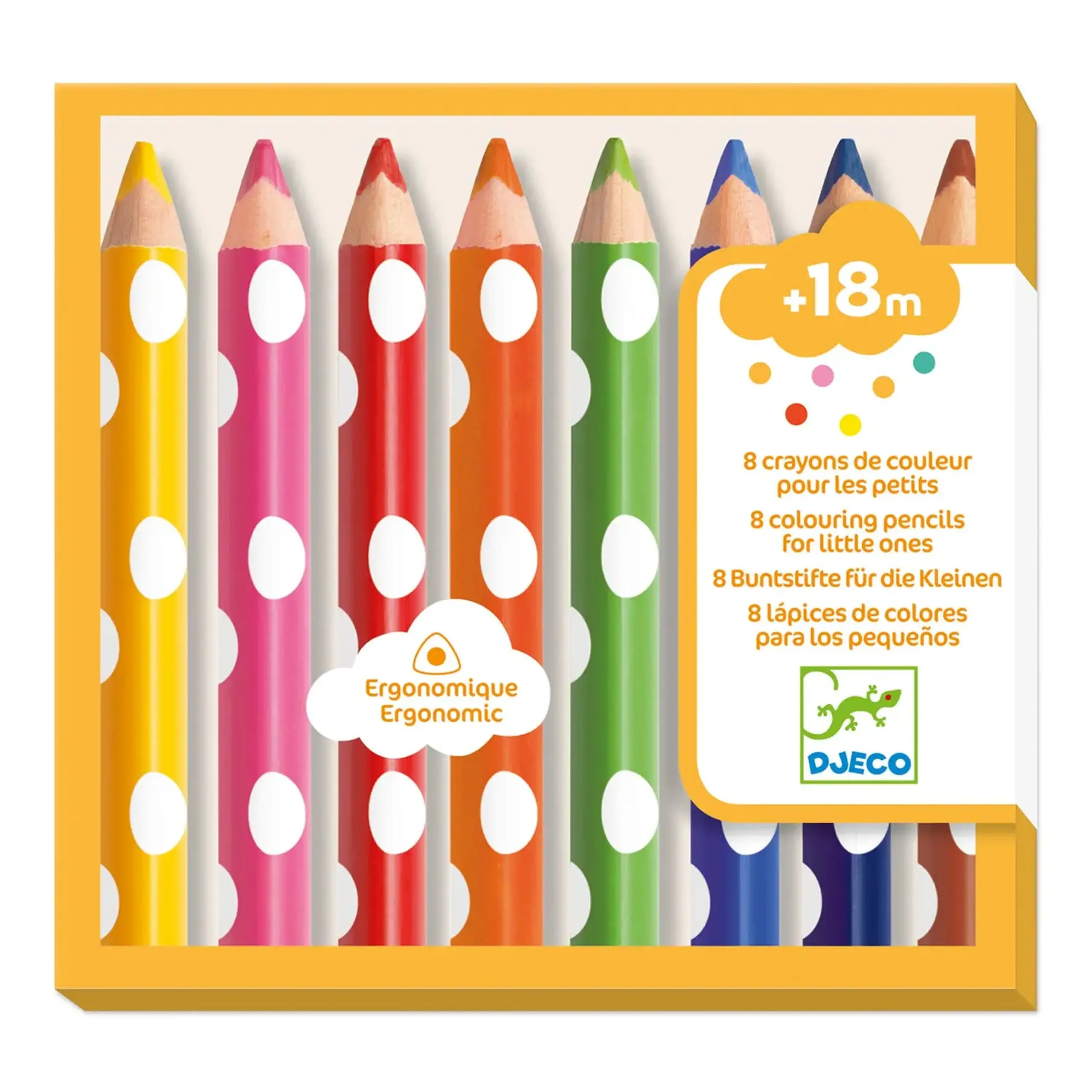 Set de 8 creioane colorate — Djeco