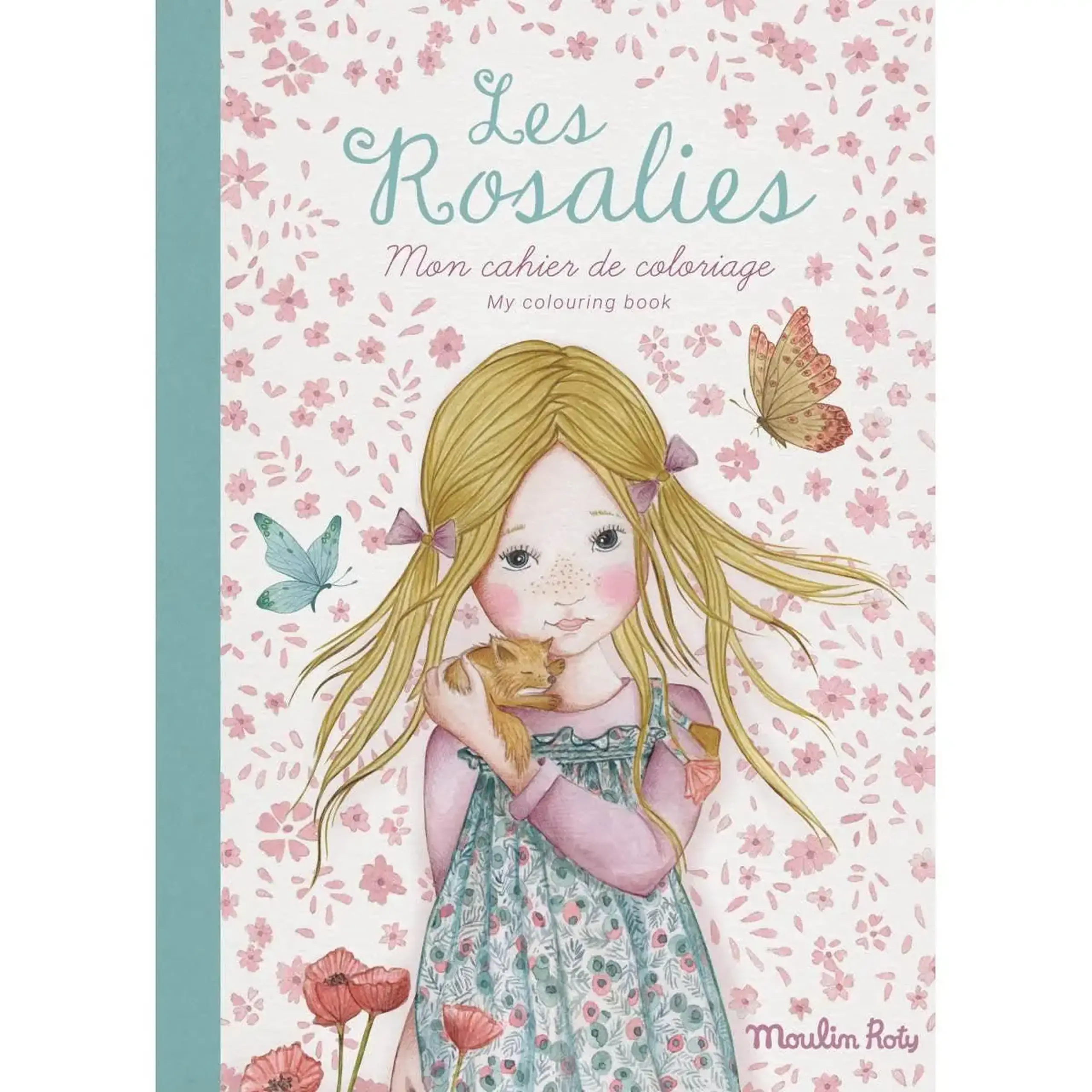 Caiet de colorat cu 36 de pagini, Les Rosalies — Moulin Roty
