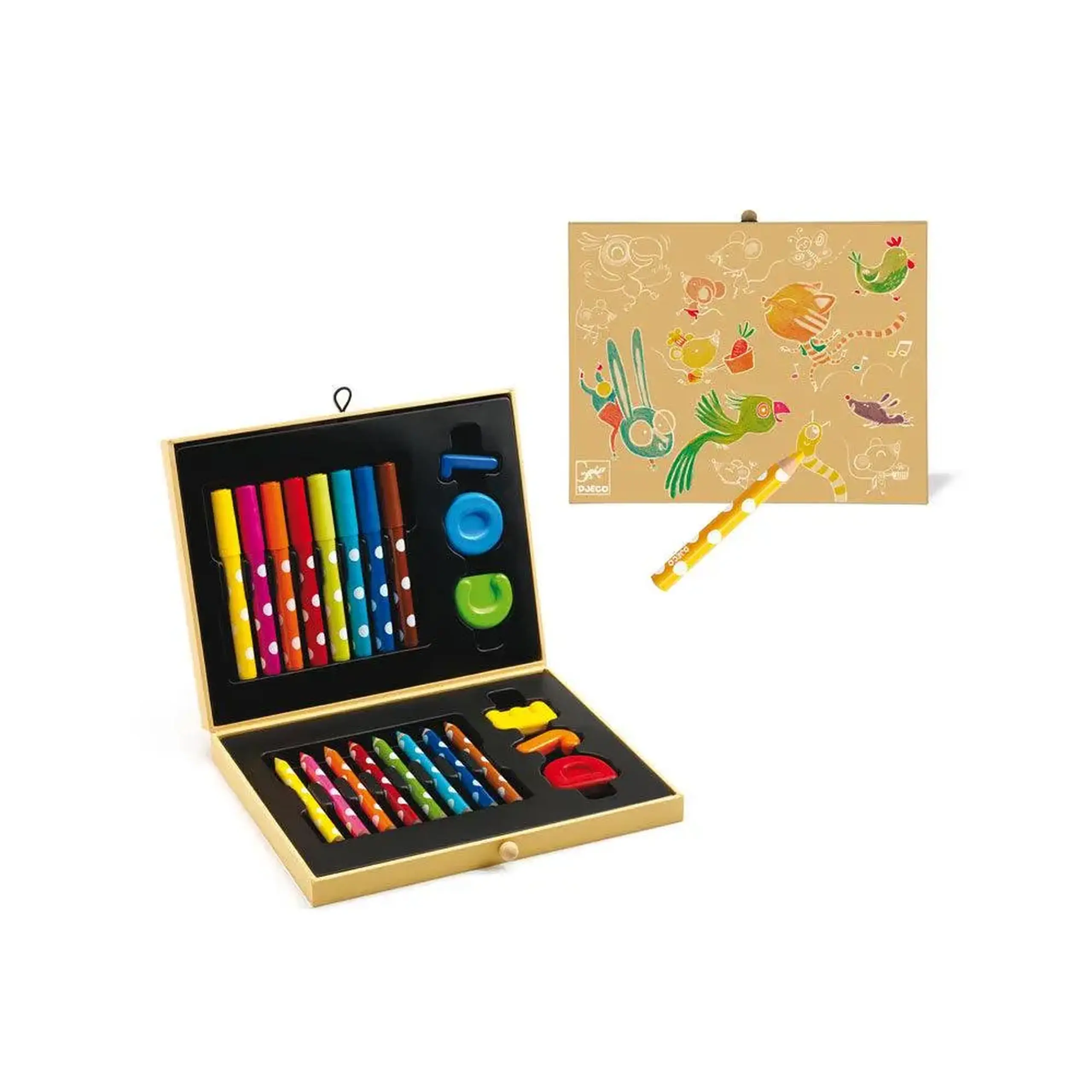 Trusă de colorat pentru cei mici — Djeco