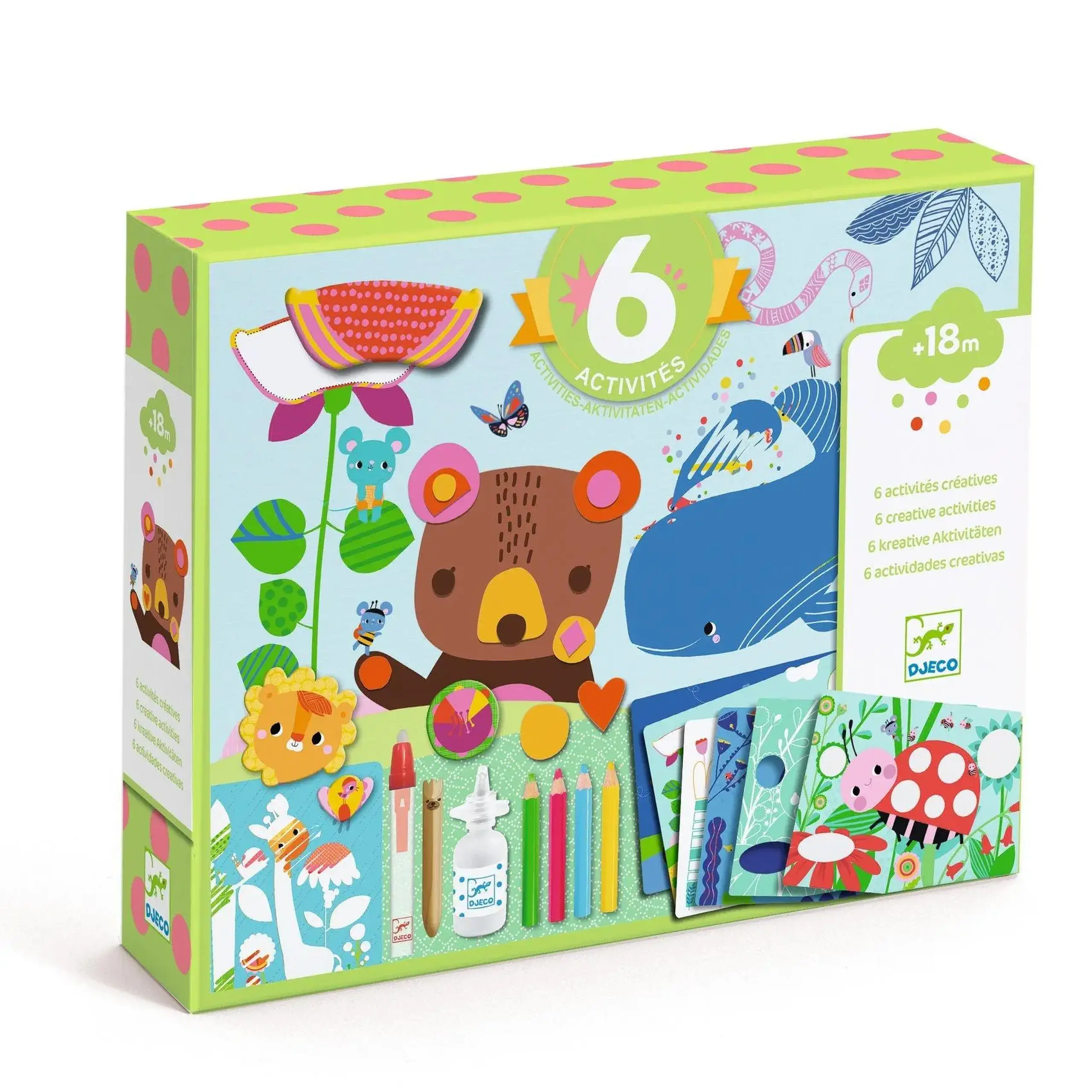 Set cu 6 activități creative „Șoricelul și prietenii” — Djeco