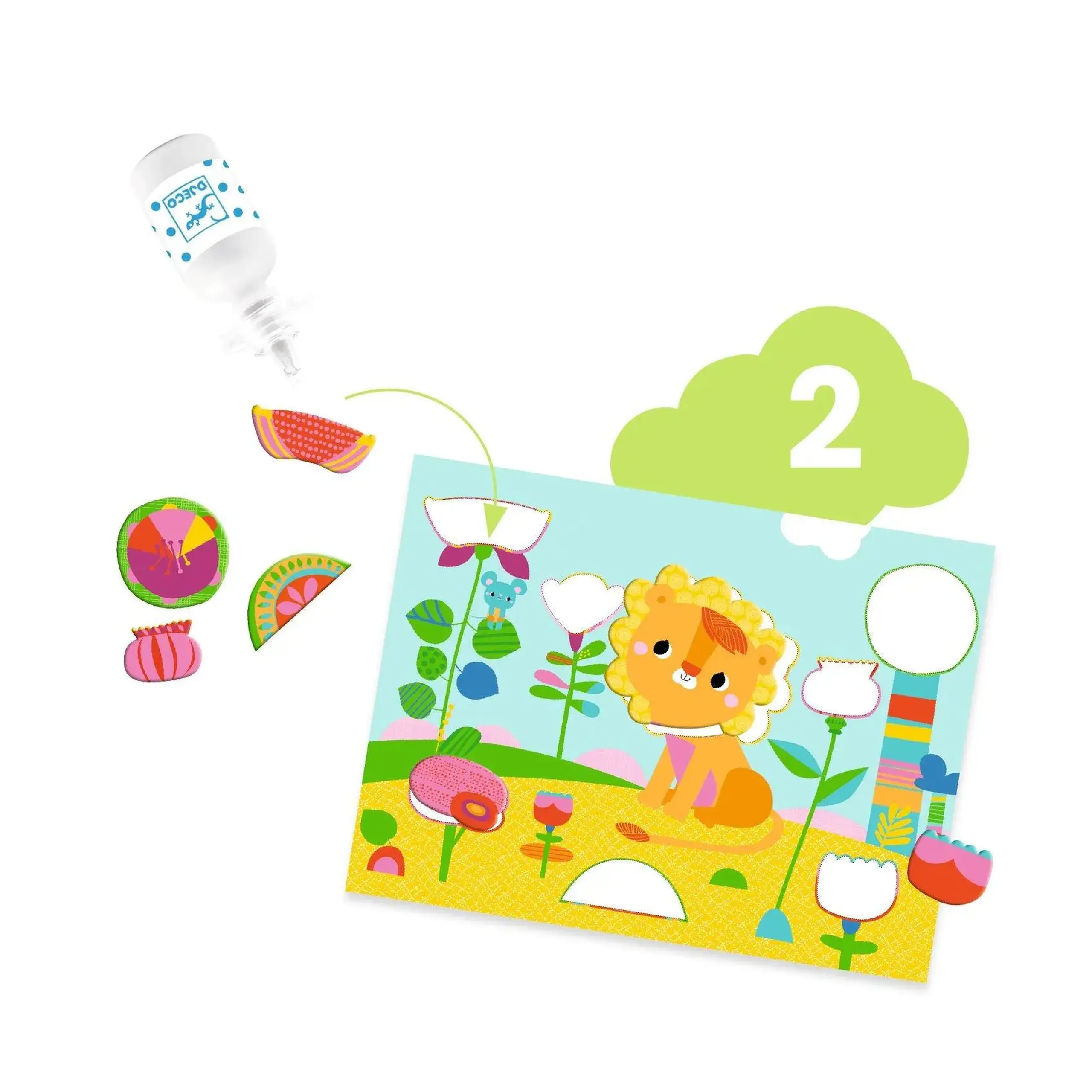 Set cu 6 activități creative „Șoricelul și prietenii” — Djeco