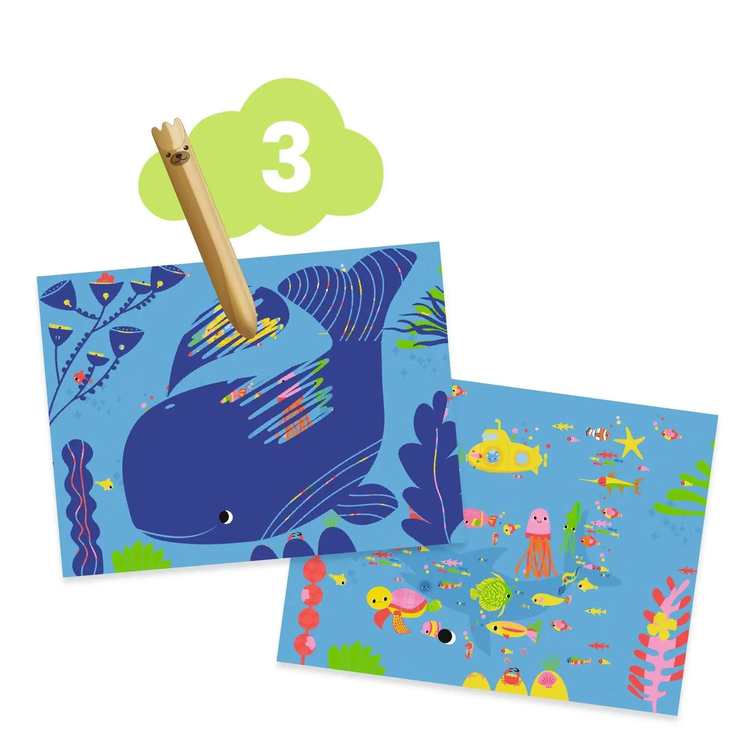 Set cu 6 activități creative „Șoricelul și prietenii” — Djeco
