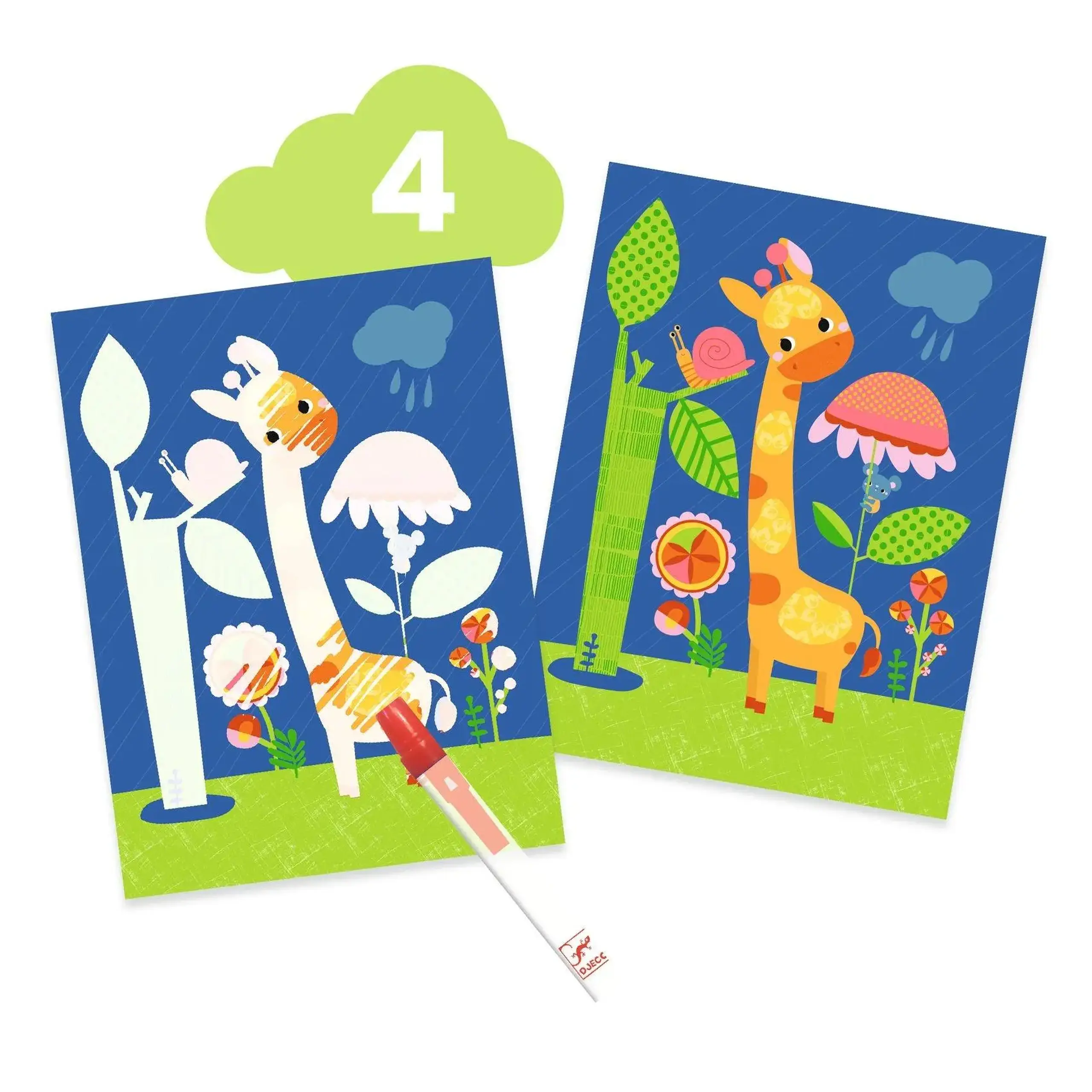 Set cu 6 activități creative „Șoricelul și prietenii” — Djeco